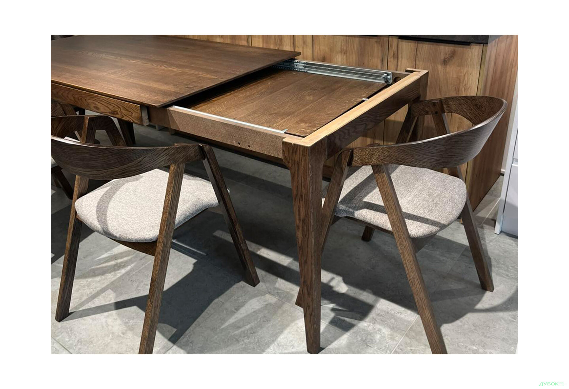 Зображення 16 - Стіл Деніс / Denis (каркас дуб) Stained oak 140x85+60х75 см