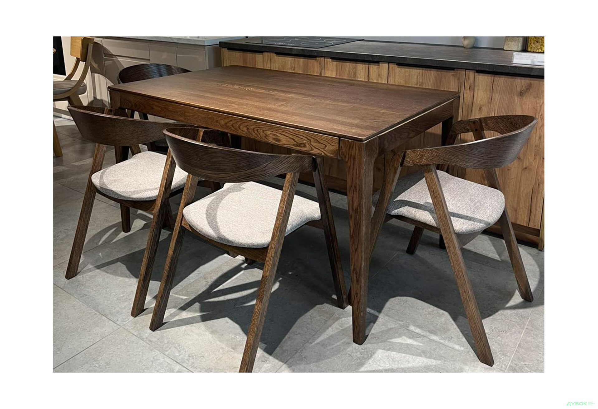 Зображення 13 - Стіл Деніс / Denis (каркас дуб) Stained oak 140x85+60х75 см