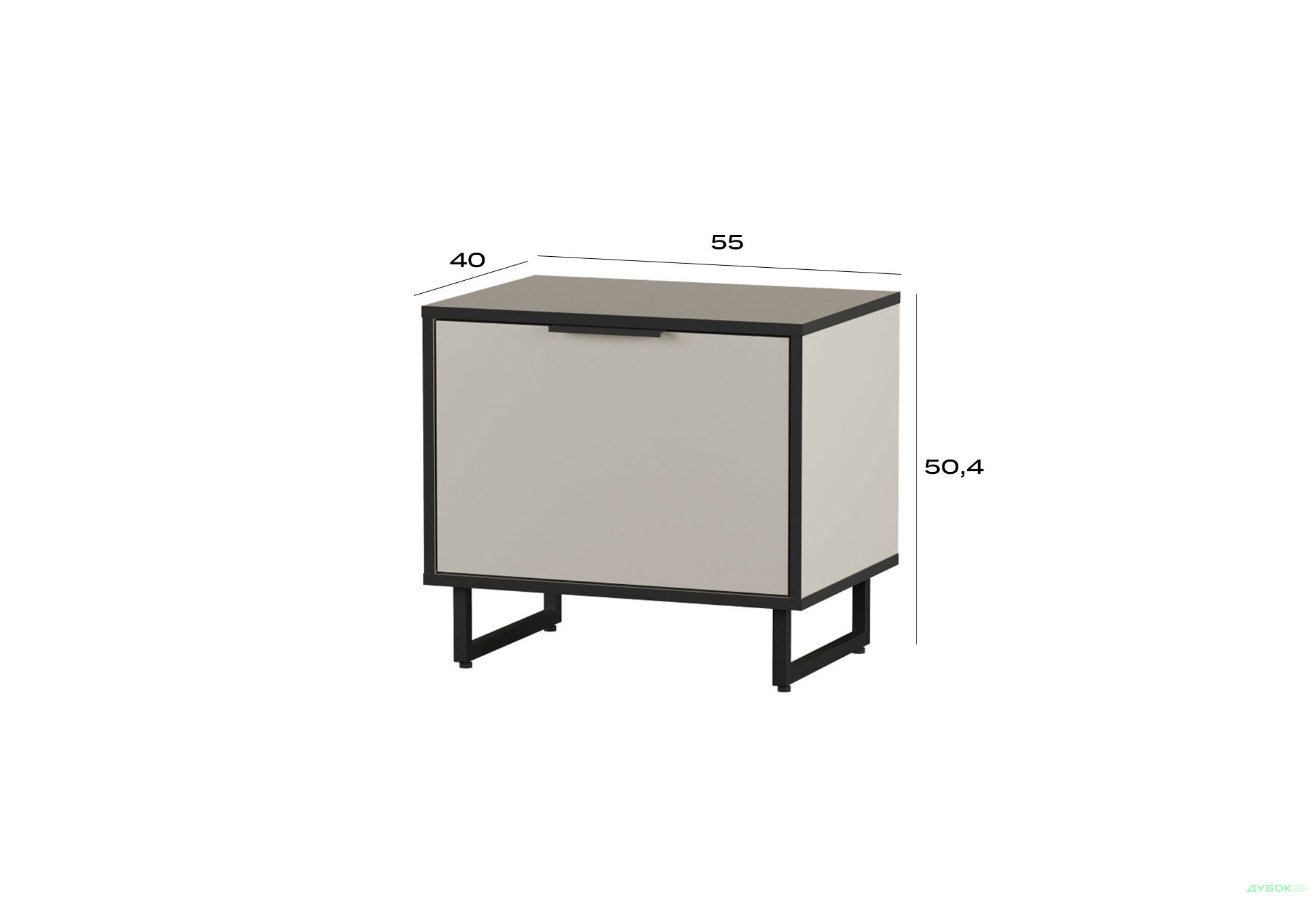 Изображение 3 - Тумба для обуви F-0004 Forte / Форте, 55 см кашемир