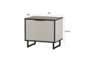 Изображение 3 - Тумба для обуви F-0004 Forte / Форте, 55 см кашемир