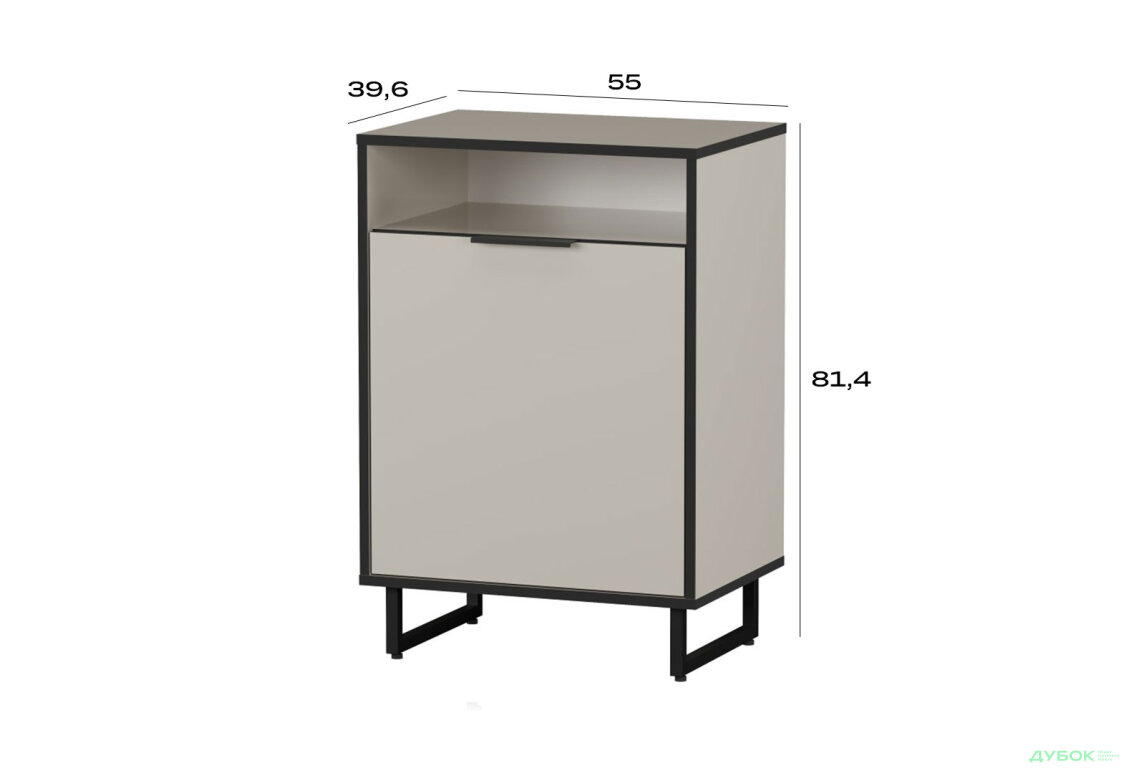 Изображение 4 - Комод F-0003 Forte / Форте, 55 см кашемир