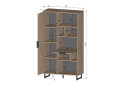 Зображення 4 - Стелаж комбі F-0006 Forte / Форте, 90 см кашемір
