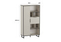 Зображення 3 - Стелаж комбі F-0006 Forte / Форте, 90 см кашемір