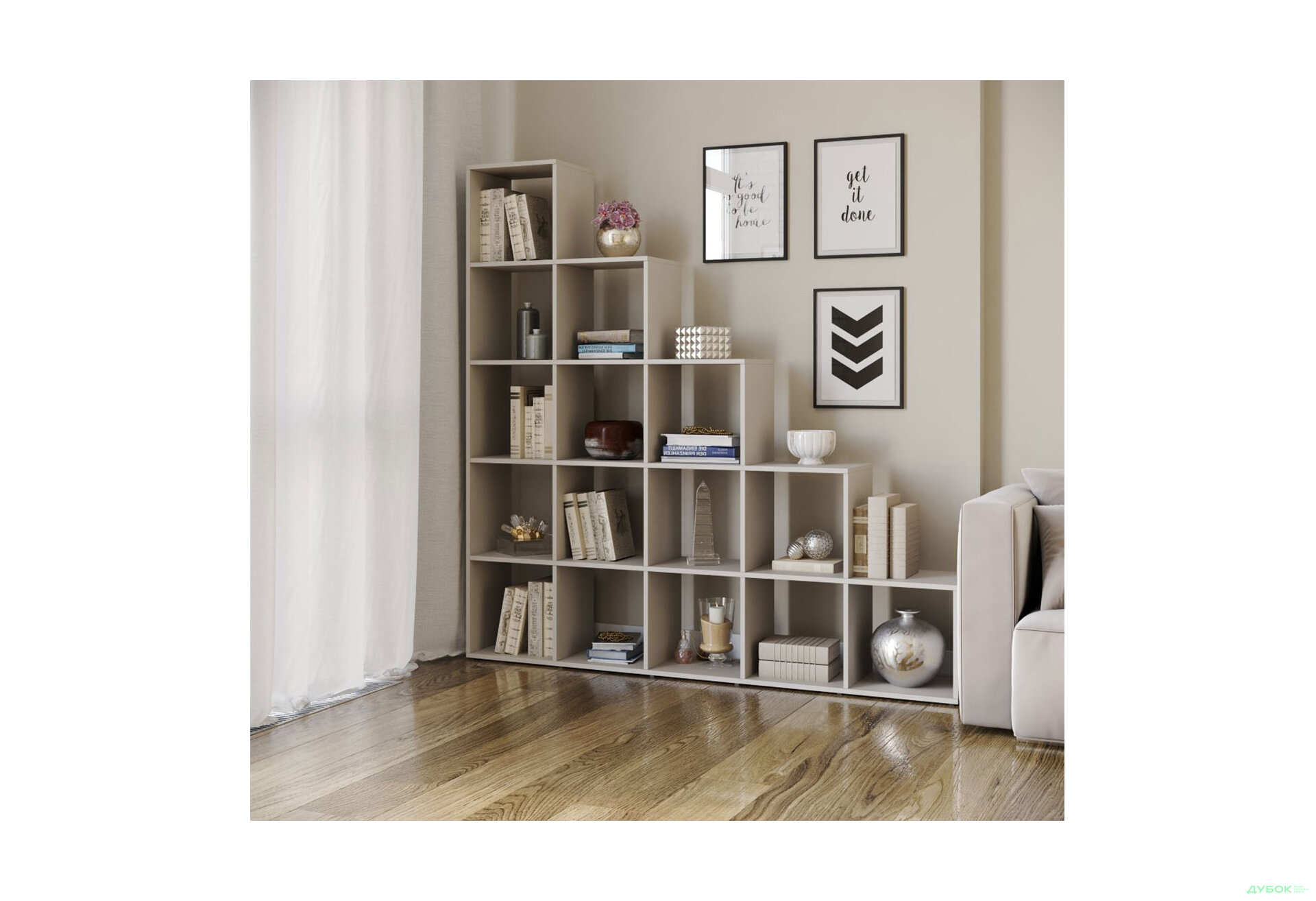 Изображение 2 - Стеллаж на 15 ячеек ST0017 178 см кашемир