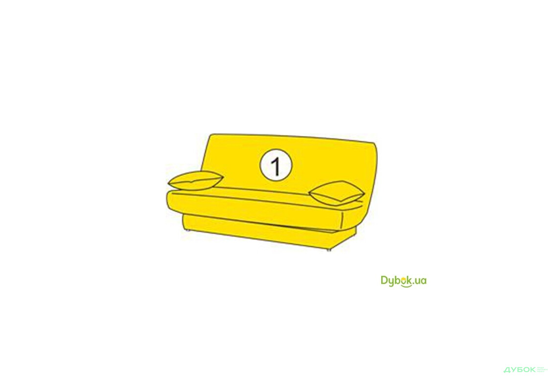 Зображення 11 - Диван - ліжко Raduga Uno / Радуга Уно прямий basic з матрасом B (Bonnel mini) Давідос