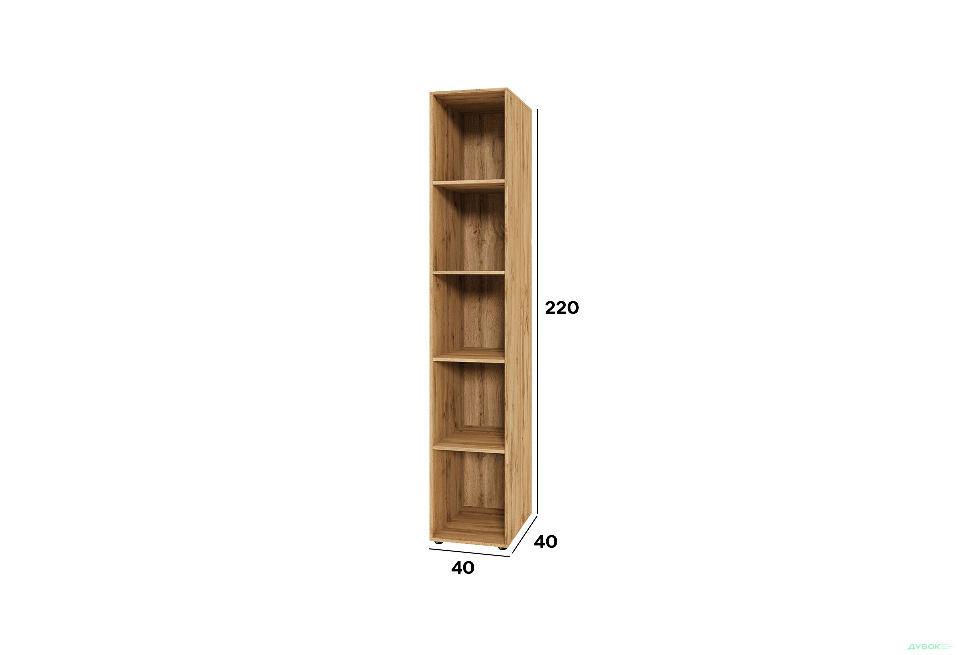 Зображення 2 - Корпус модуль 3 (h-2200*400*400) Спейс на 1 фасад