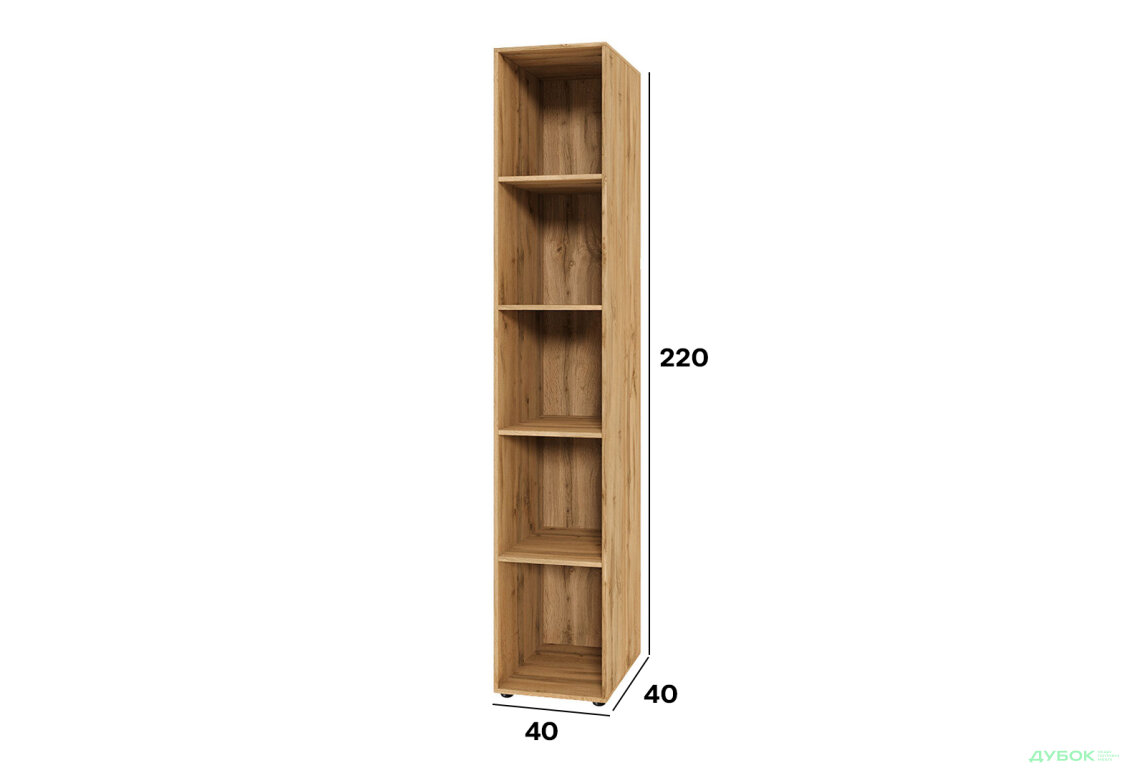 Зображення 2 - Корпус модуль 3 (h-2200*400*400) Спейс на 1 фасад