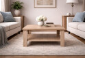 Зображення 2 - Стіл журнальний VMV holding Діна 80х80 см з полицею, дуб сонома