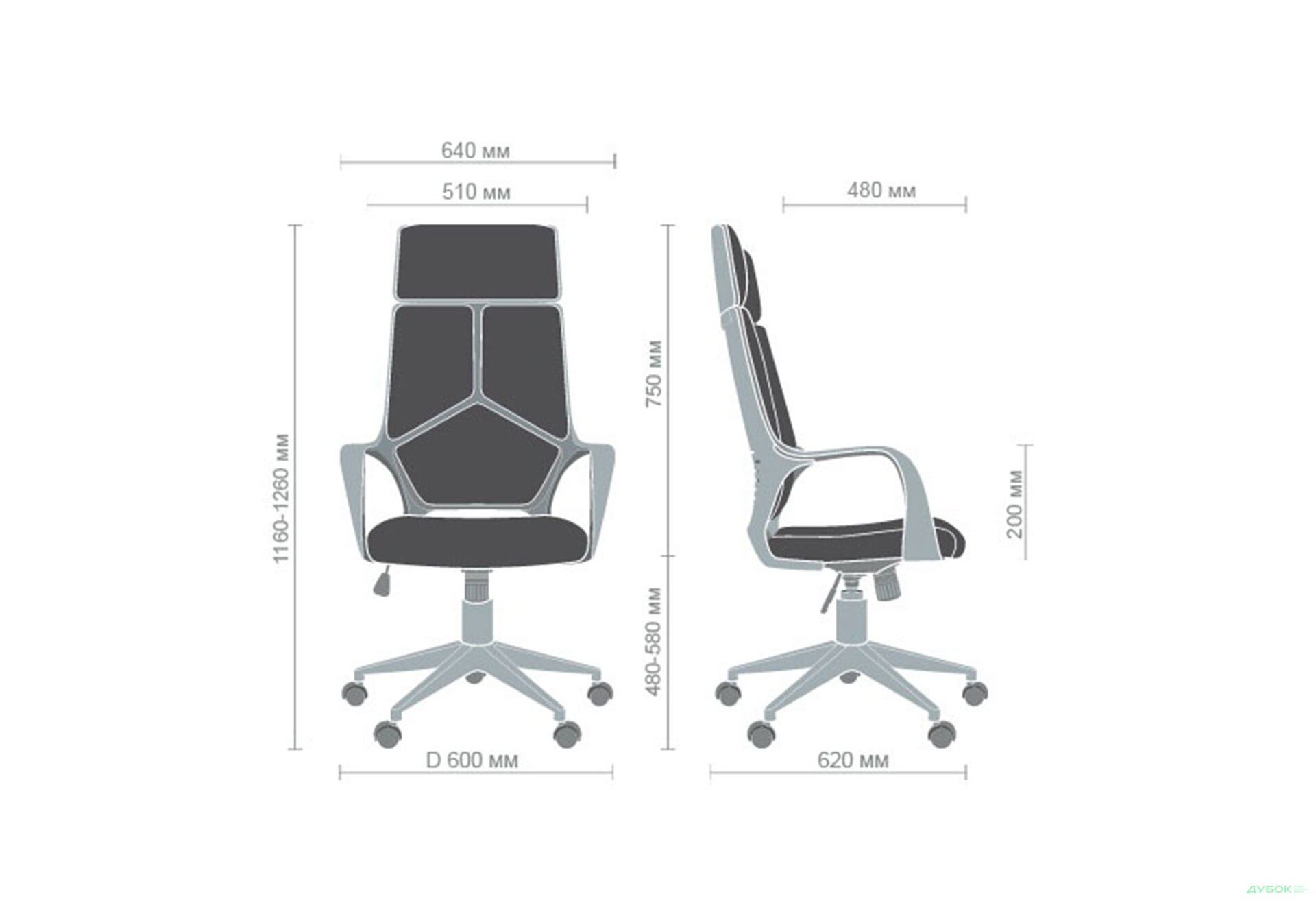 Изображение 13 - Кресло Urban HB CX0898H(Y10-04) черный / горчичный, арт.521175
