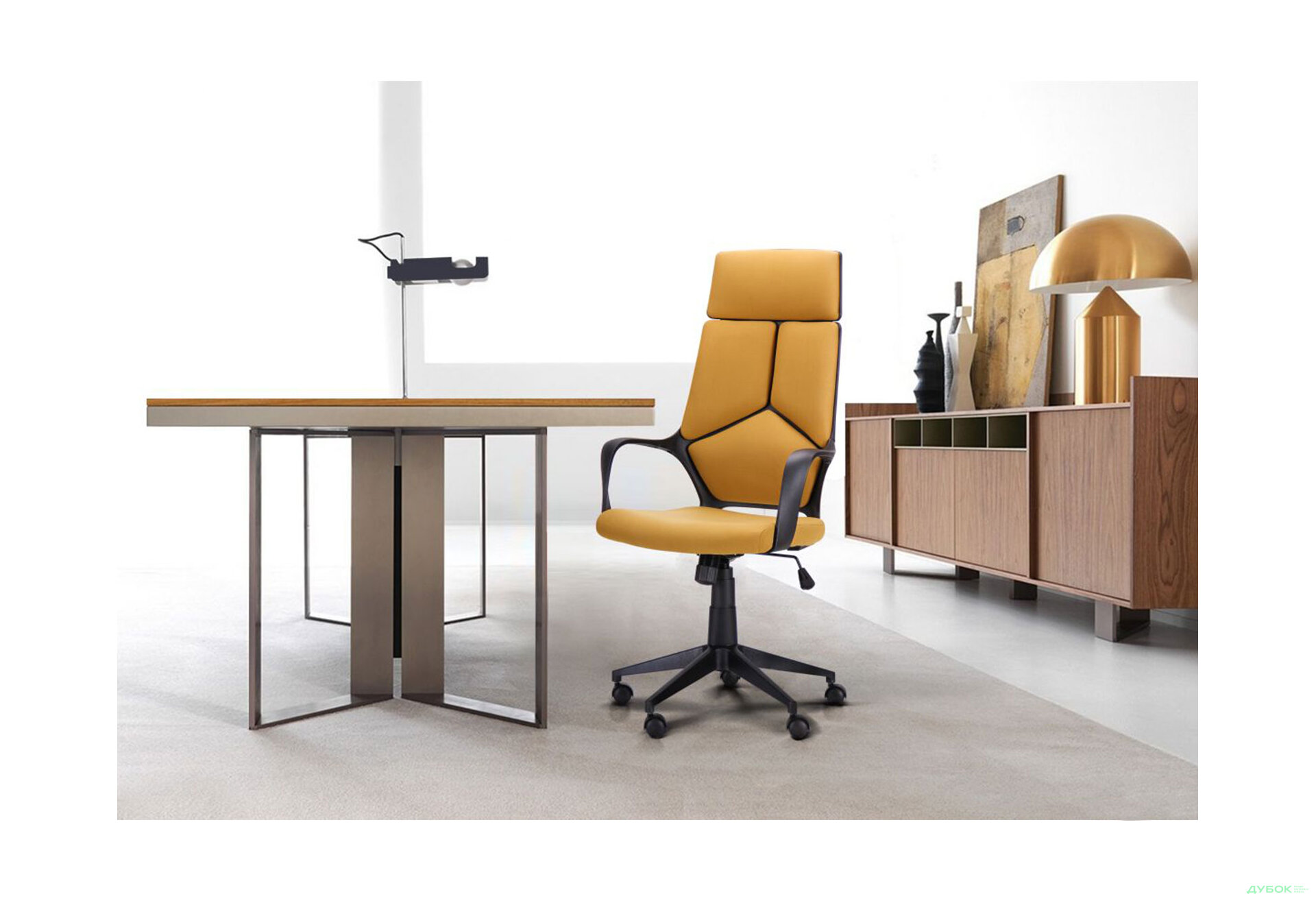 Изображение 2 - Кресло Urban HB CX0898H(Y10-04) черный / горчичный, арт.521175
