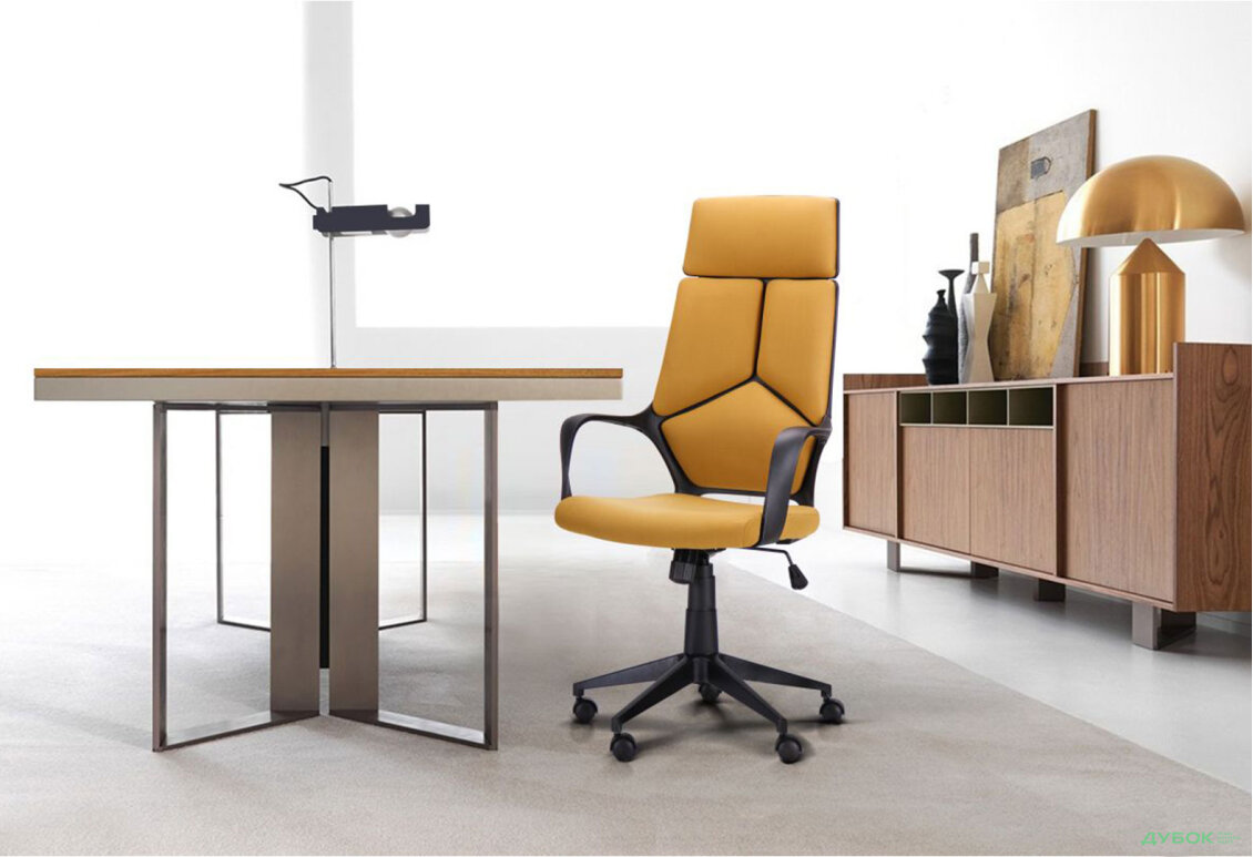 Изображение 2 - Кресло Urban HB CX0898H(Y10-04) черный / горчичный, арт.521175