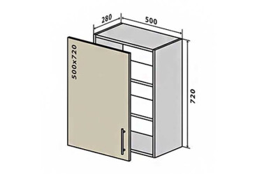 В5 Тумба 1Д 50 Максіма VIP-master