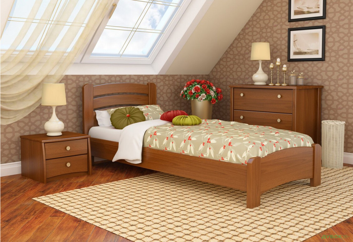 Серия Вега кровать Венеция Люкс 80х190 (массив) Эстелла - Изображение 13 Изображение 13 - Серия Вега кровать Венеция Люкс 80х190 (массив) Эстелла