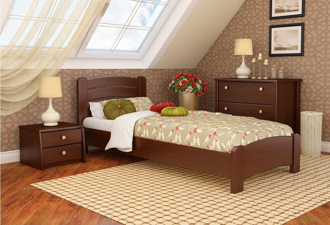 Изображение 9 - Серия Вега кровать Венеция Люкс 90х200 (массив) Эстелла