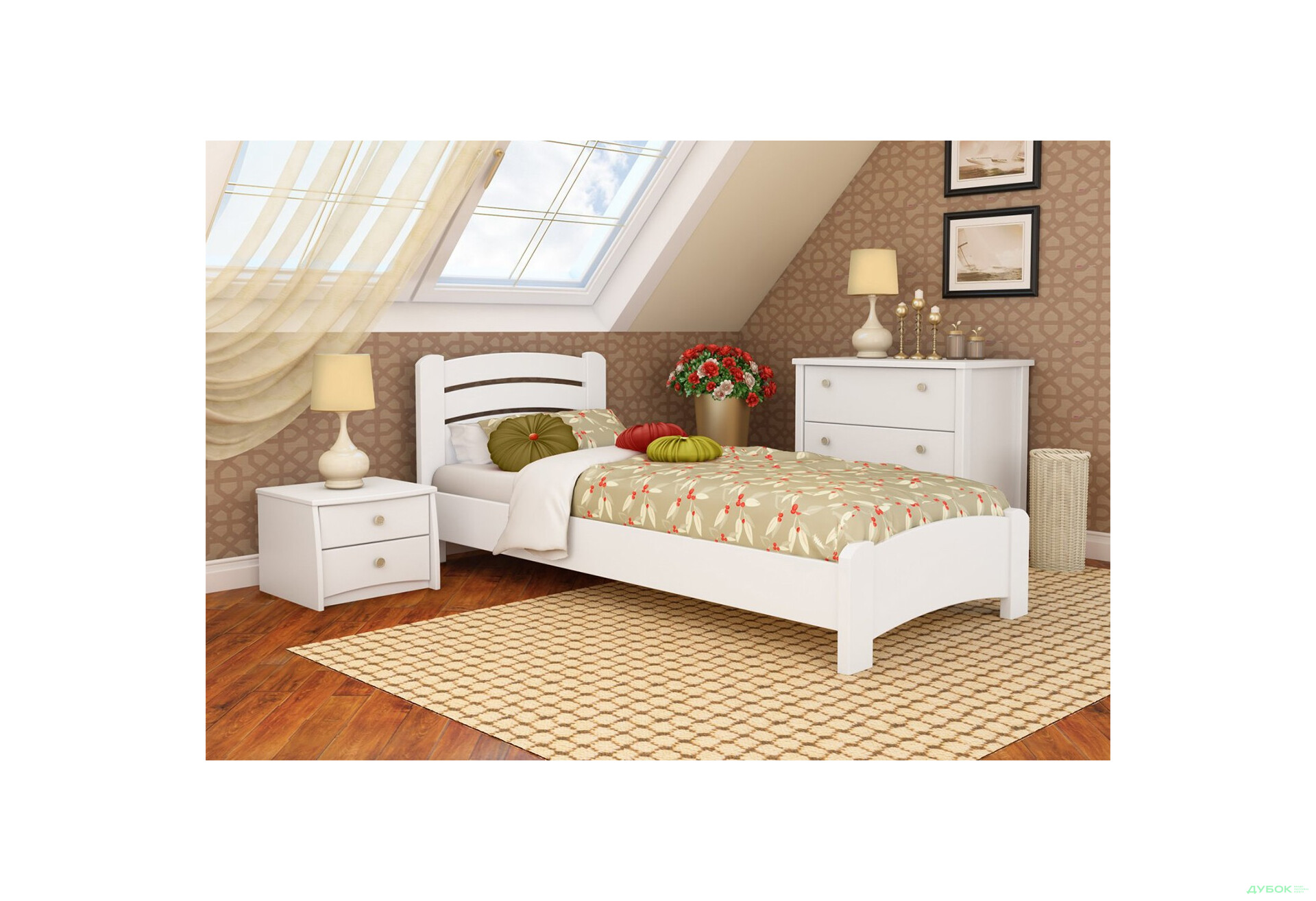 Серия Вега кровать Венеция Люкс 90х200 (массив) Эстелла - Изображение 16 Изображение 16 - Серия Вега кровать Венеция Люкс 90х200 (массив) Эстелла