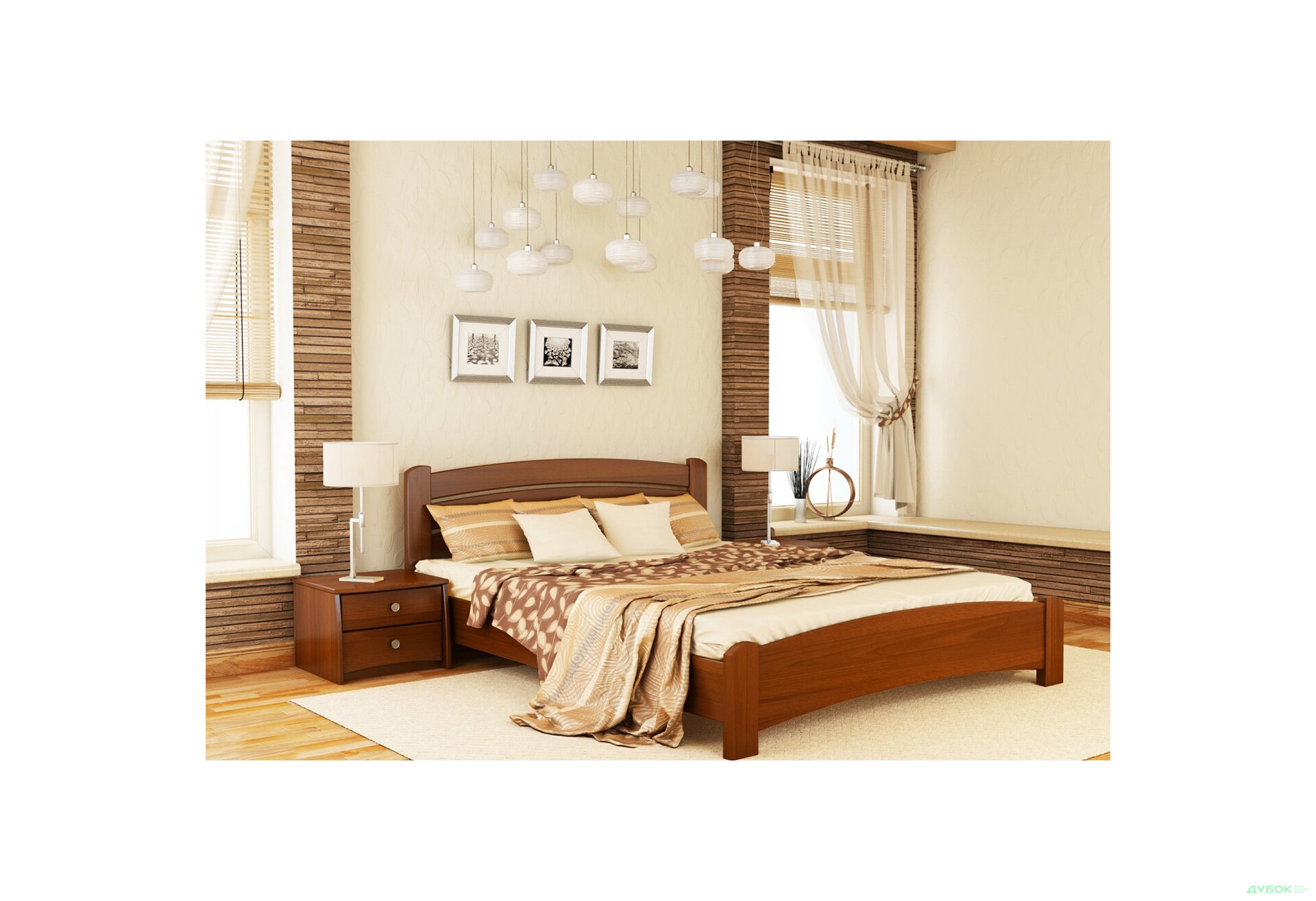 Изображение 9 - Серия Вега кровать Венеция Люкс 160х200 (масcив) Эстелла