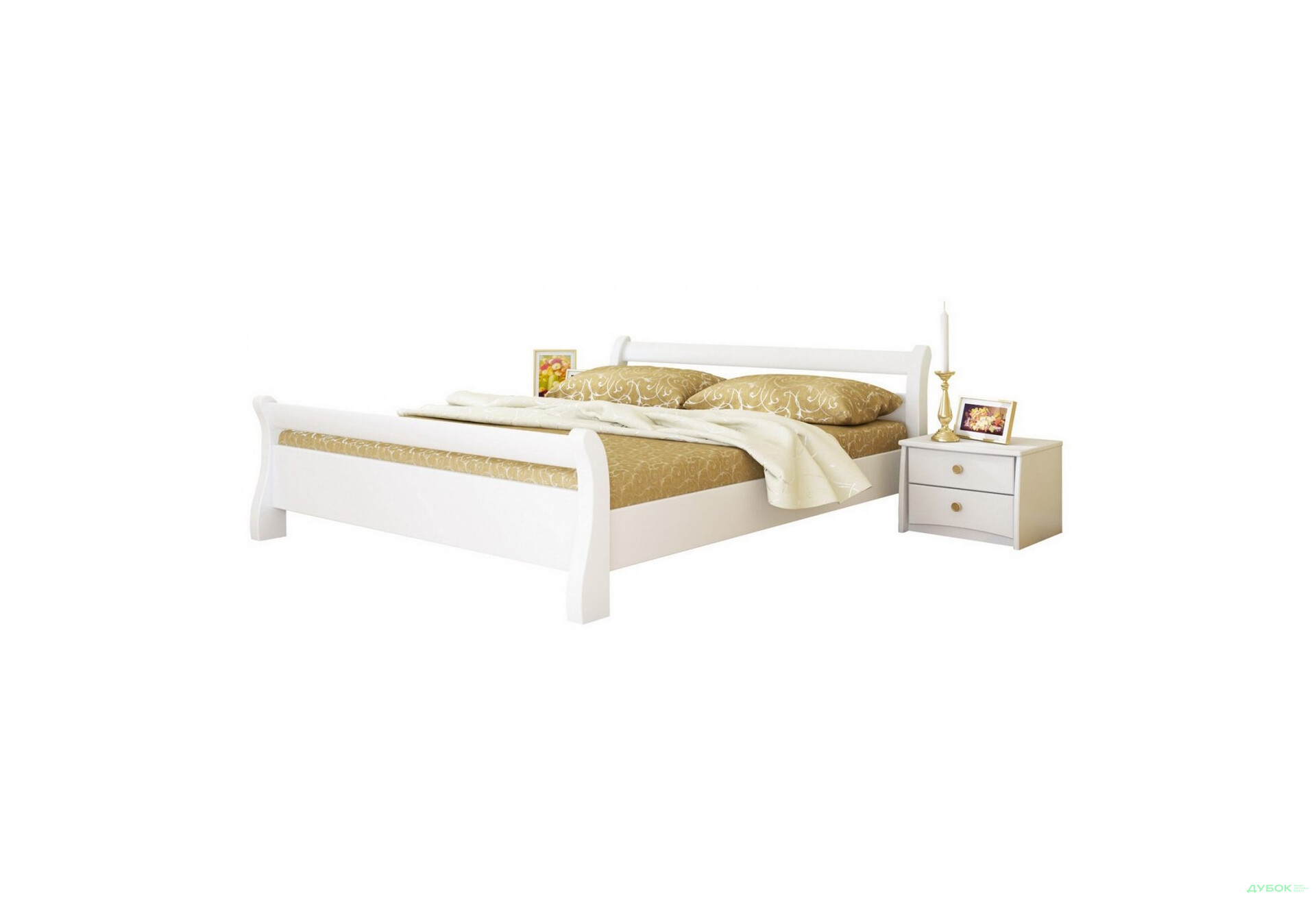 Серия Вега кровать Диана 140х200 (массив) Эстелла - Изображение 2 Изображение 2 - Серия Вега кровать Диана 140х200 (массив) Эстелла