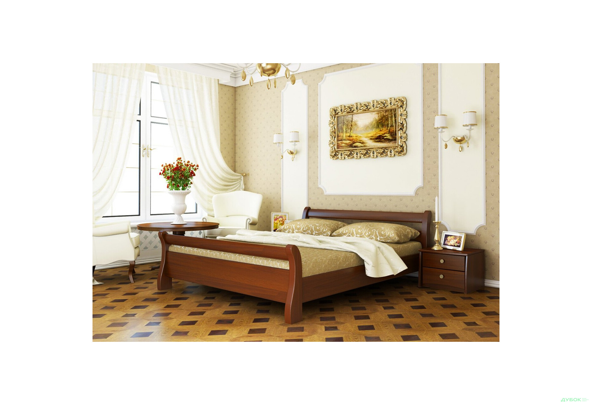 Серия Вега кровать Диана 140х200 (массив) Эстелла - Изображение 7 Изображение 7 - Серия Вега кровать Диана 140х200 (массив) Эстелла