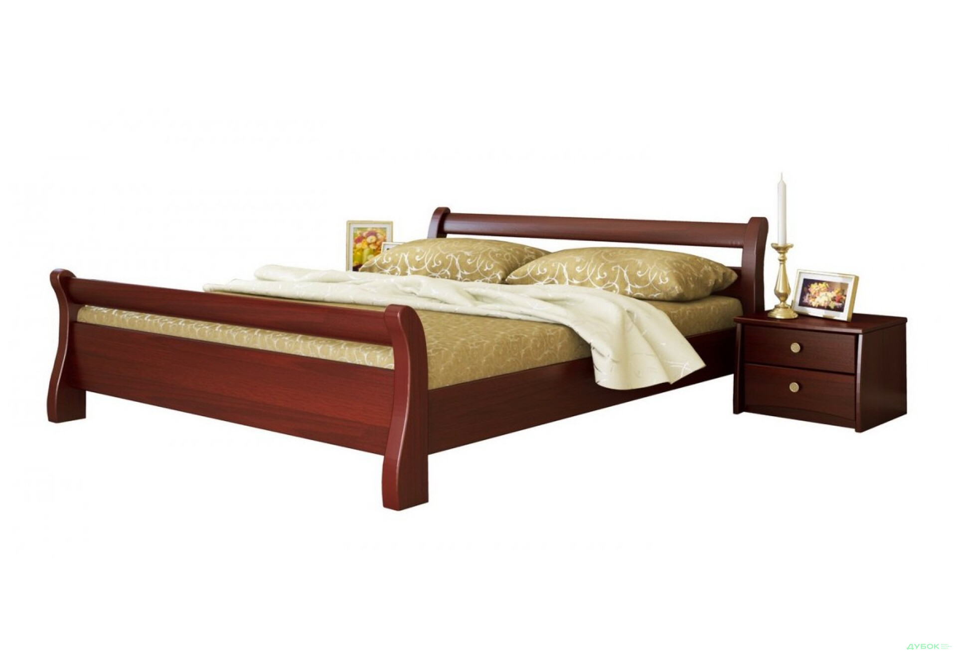 Фото 4 - Серія Вега ліжко Діана 160х200 (масив) Естелла