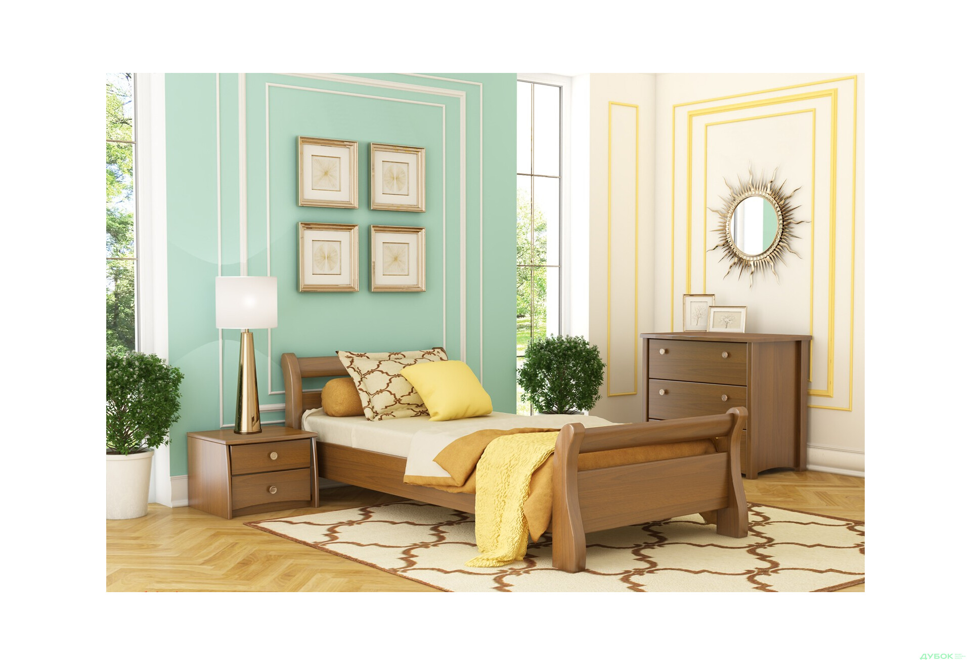 Серия Вега кровать Диана 80х190 (массив) Эстелла - Изображение 14 Изображение 14 - Серия Вега кровать Диана 80х190 (массив) Эстелла