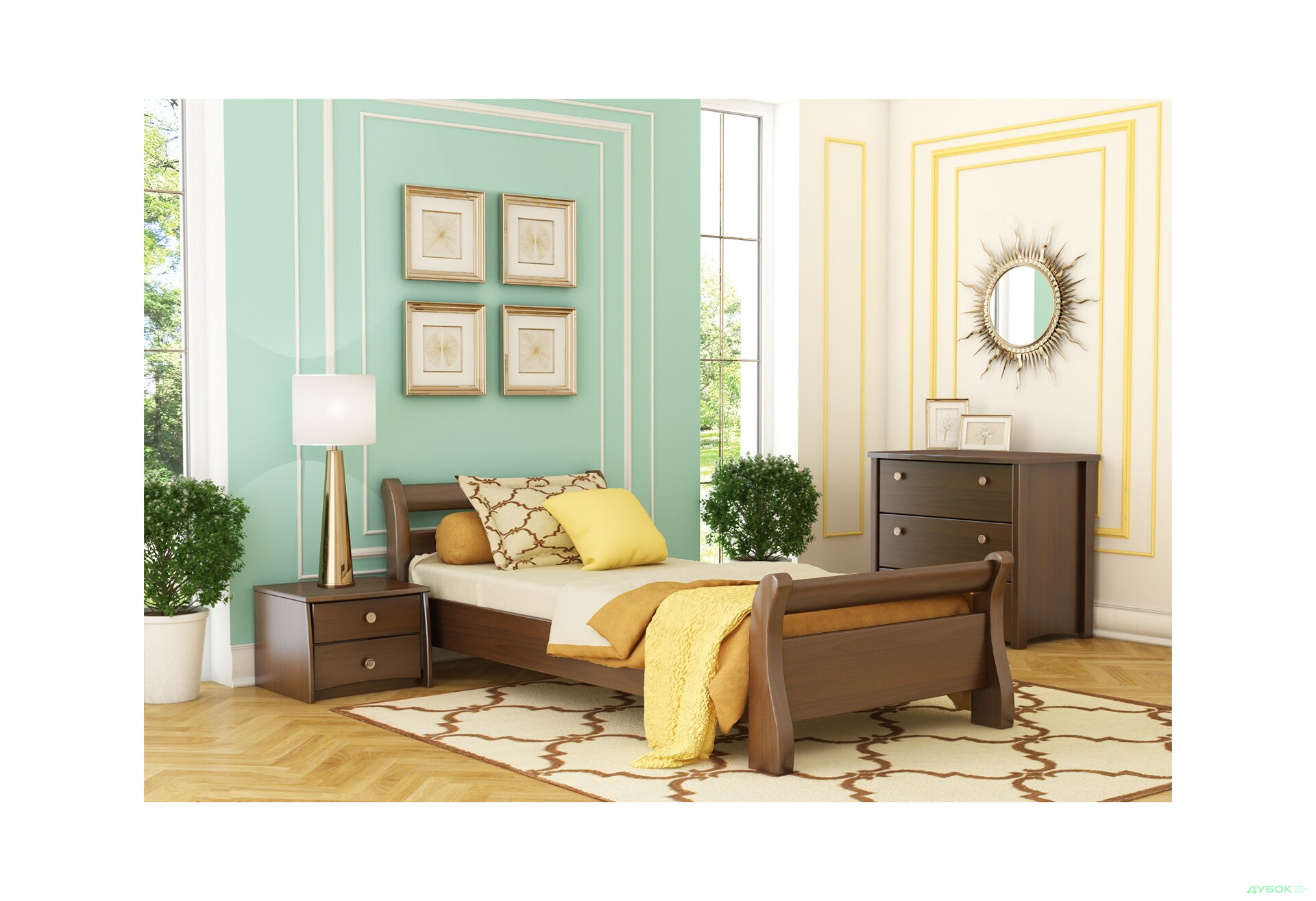 Изображение 13 - Серия Вега кровать Диана 90х200 (массив) Эстелла