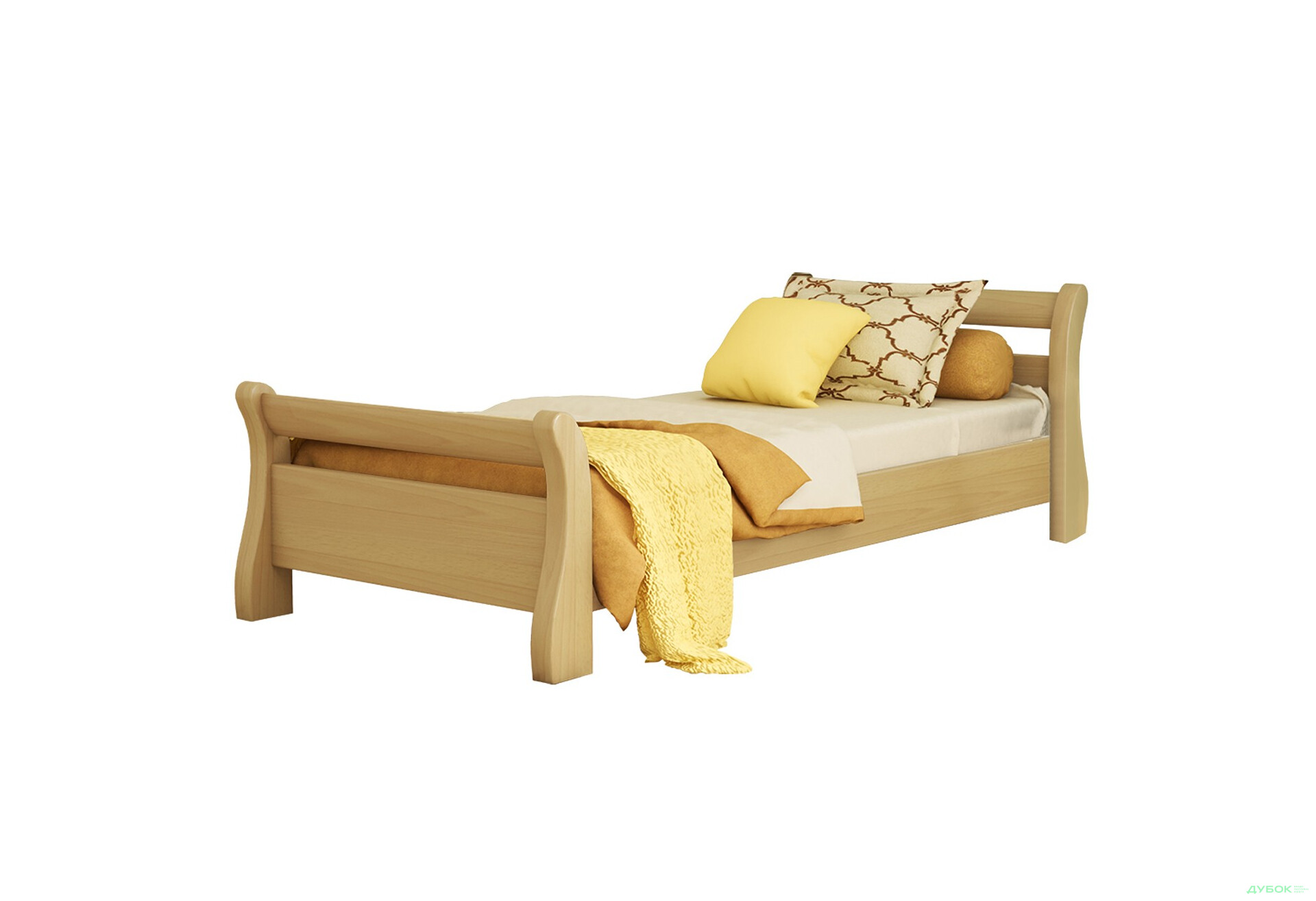 Серия Вега кровать Диана 90х200 (массив) Эстелла - Изображение 1 Изображение 1 - Серия Вега кровать Диана 90х200 (массив) Эстелла