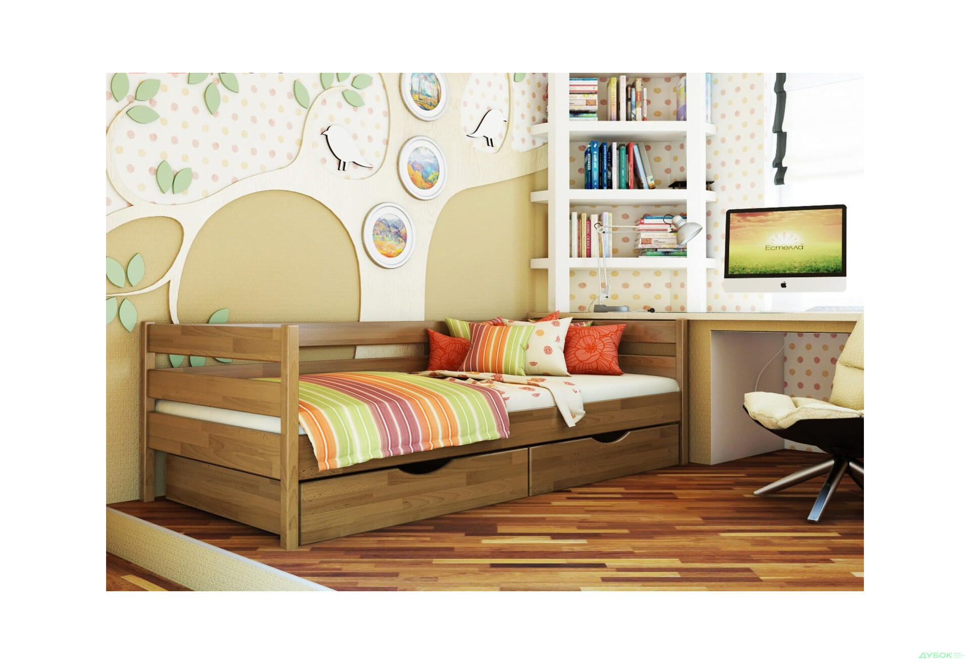 Изображение 10 - Кровать Эстелла Нота (щит) 90х200 см