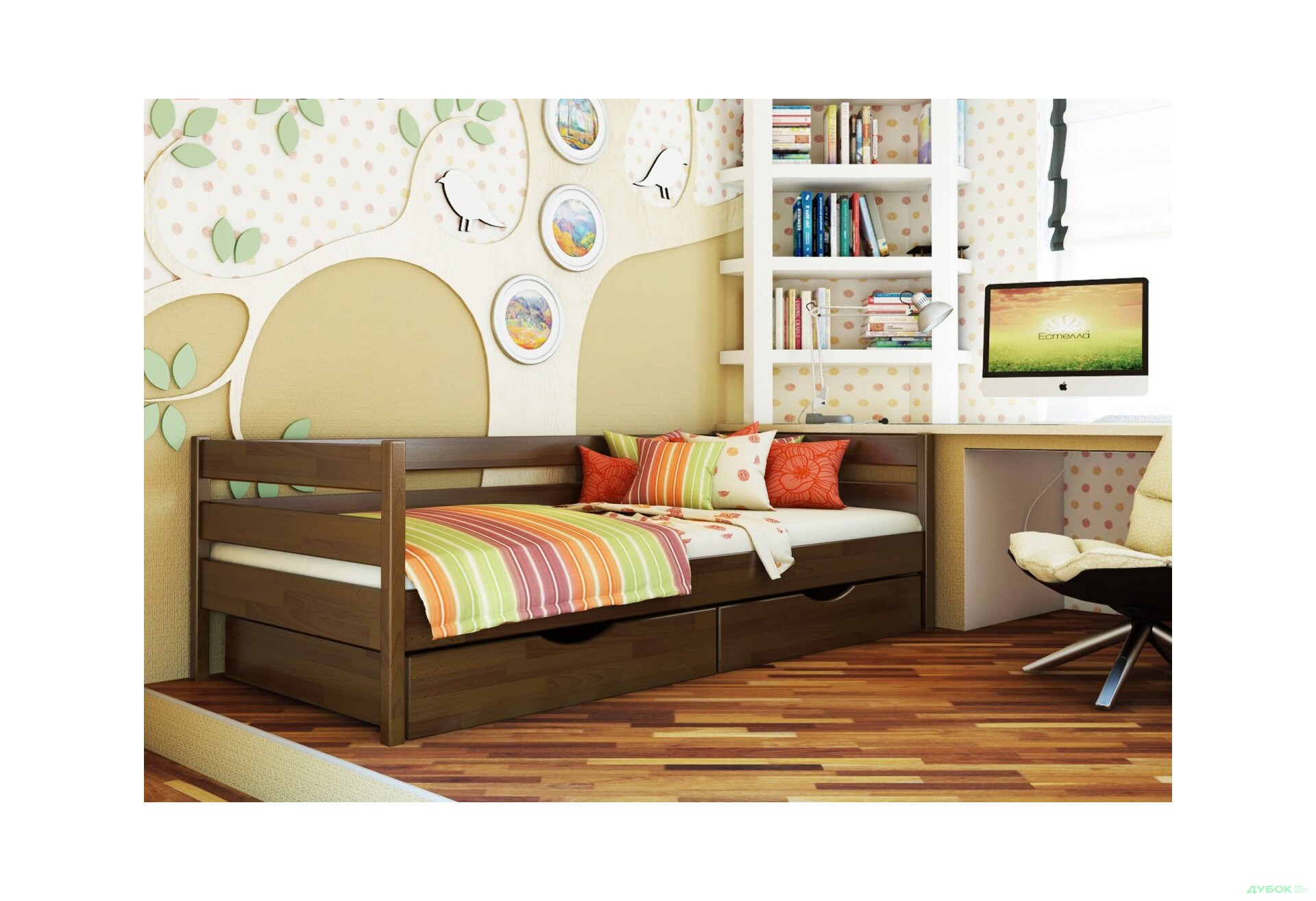 Изображение 11 - Кровать Эстелла Нота (щит) 90х200 см