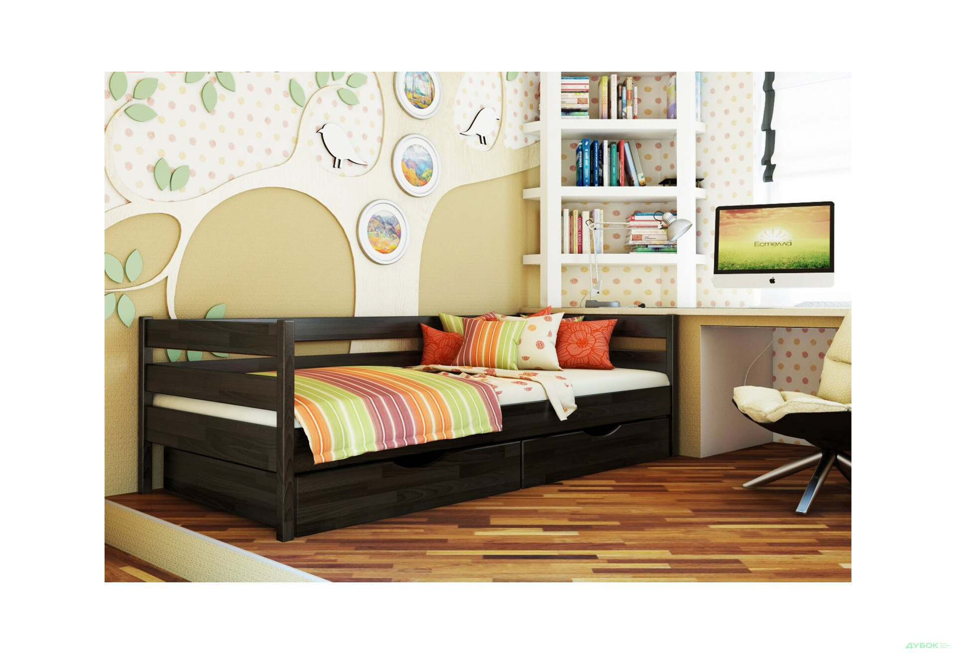 Изображение 12 - Кровать Эстелла Нота (щит) 90х200 см