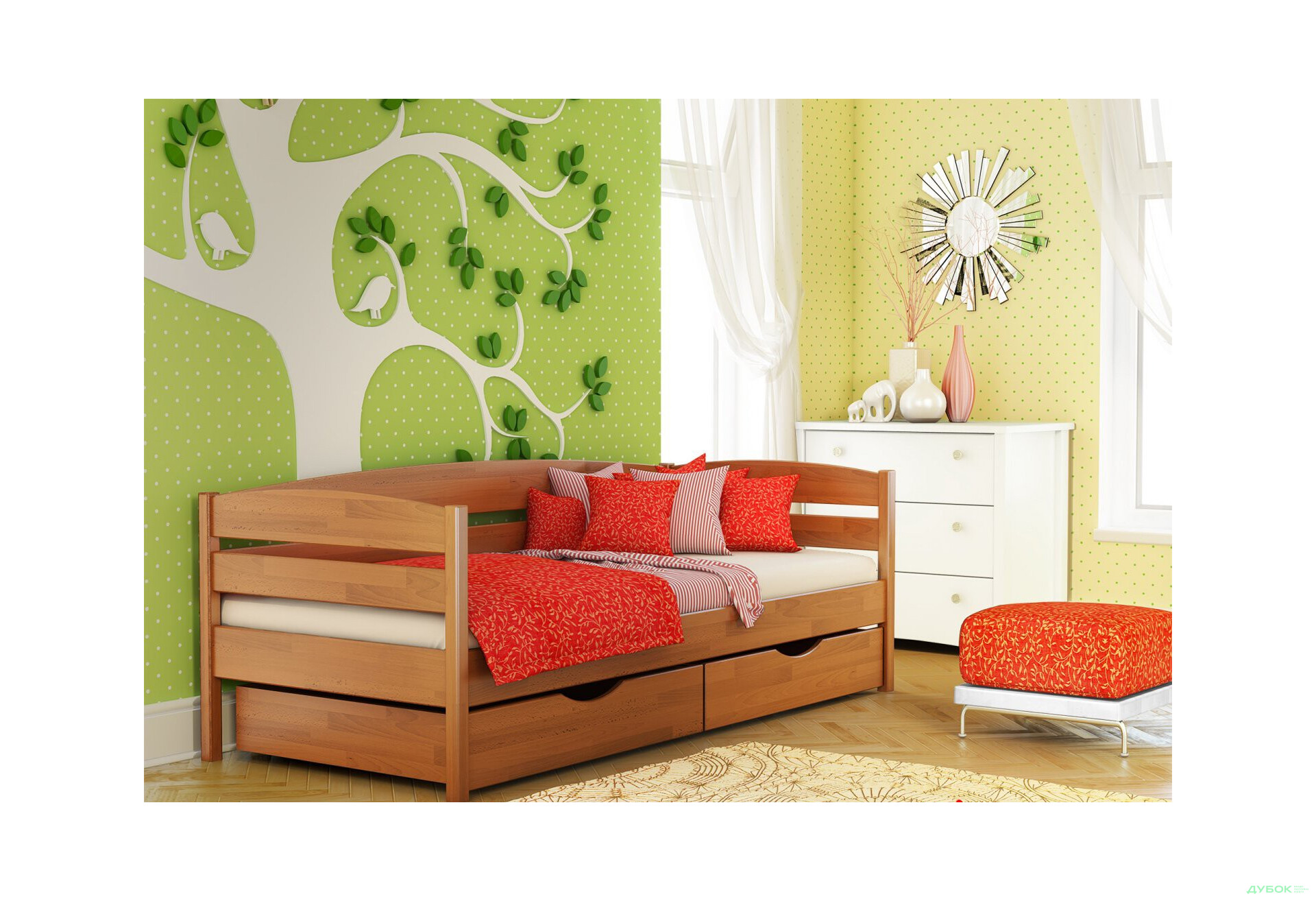 Изображение 8 - Серия Вега кровать Нота Плюс 80х190 (щит) без ящиков Эстелла