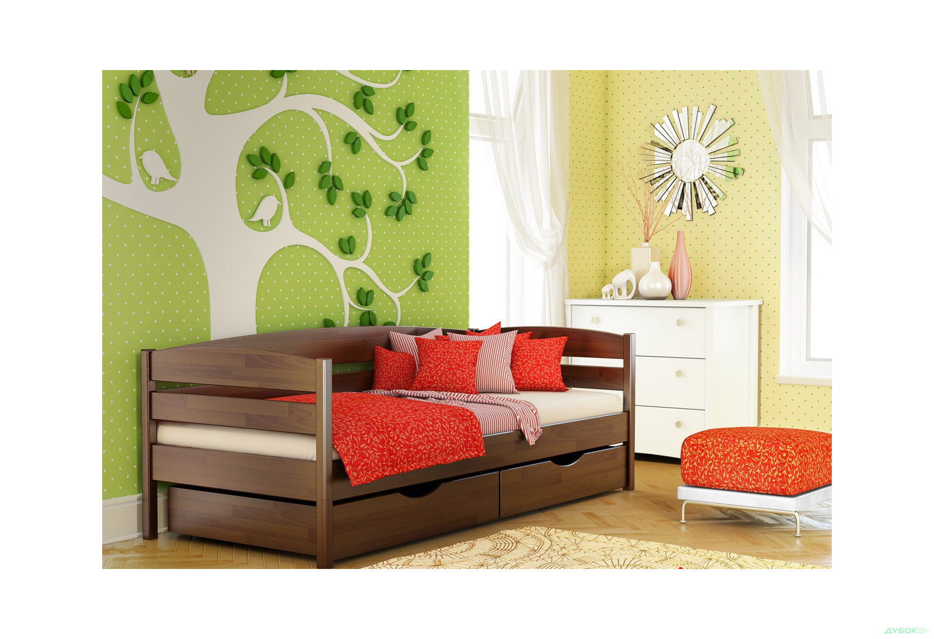 Изображение 10 - Серия Вега кровать Нота Плюс 80х190 (щит) без ящиков Эстелла