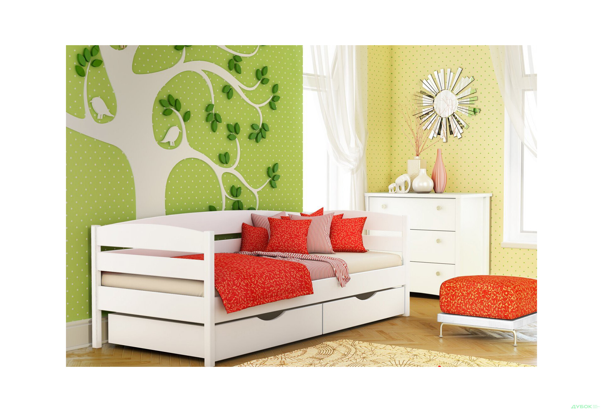 Изображение 15 - Серия Вега кровать Нота Плюс 80х190 (щит) без ящиков Эстелла