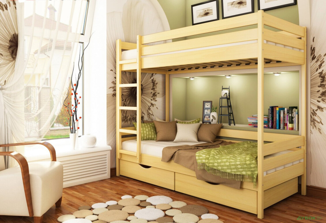 Серия Тесса кровать Дуэт 80х190 (массив) Эстелла - Изображение 10 Изображение 10 - Серия Тесса кровать Дуэт 80х190 (массив) Эстелла