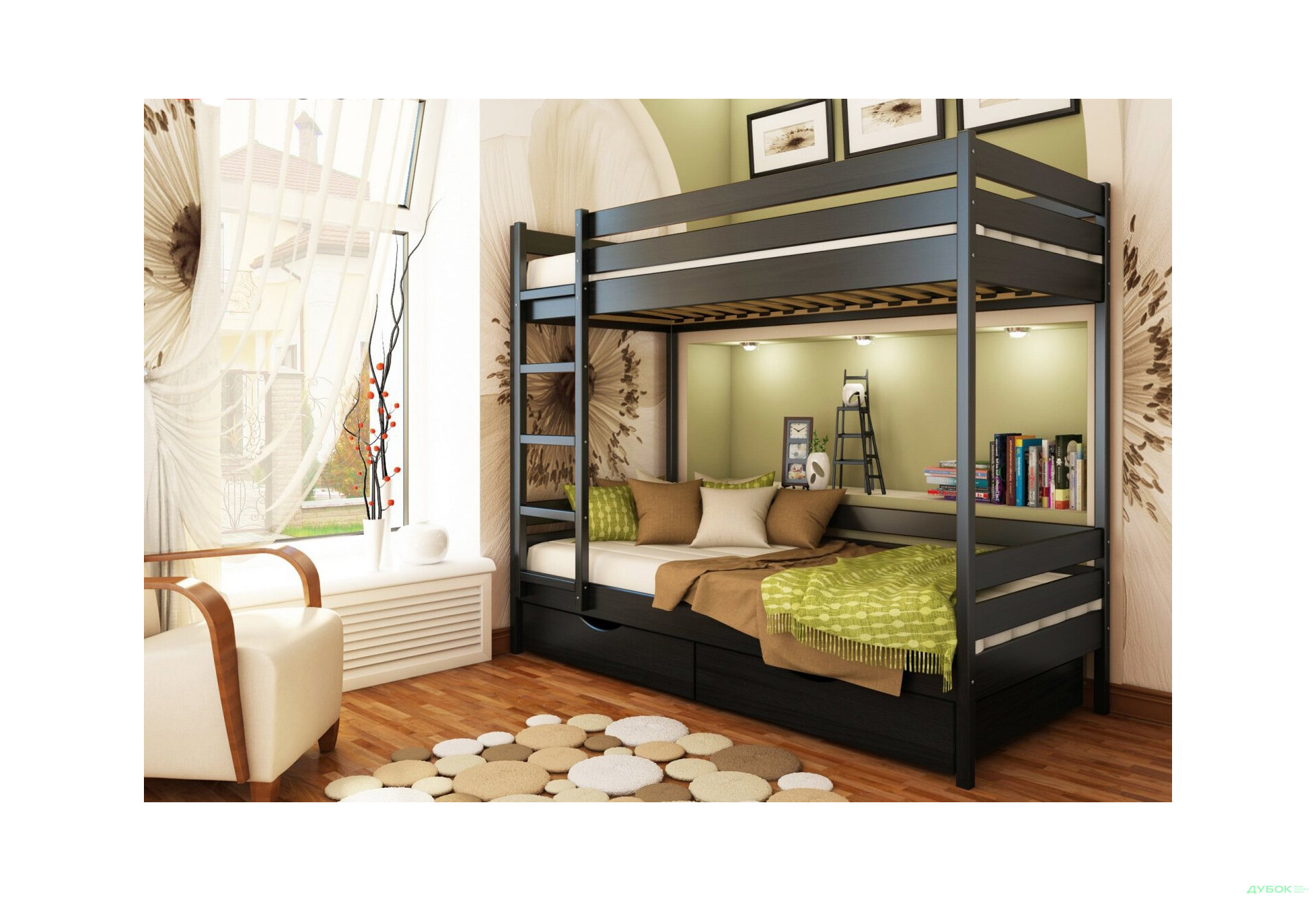 Изображение 14 - Серия Тесса кровать Дуэт 80х190 (массив) Эстелла