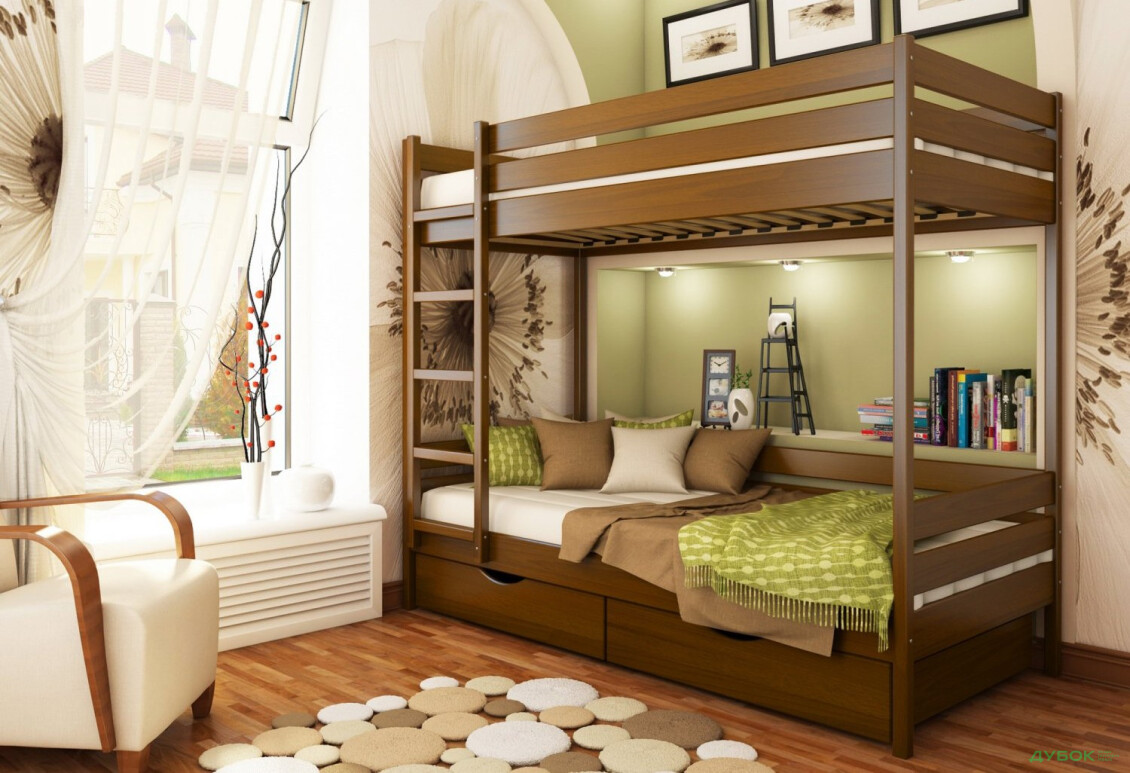 Серия Тесса кровать Дуэт 80х190 (массив) Эстелла - Изображение 15 Изображение 15 - Серия Тесса кровать Дуэт 80х190 (массив) Эстелла