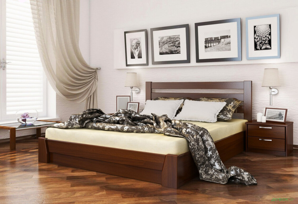 Фото 10 - Серия Тесса кровать Селена 140х200 подъемная (массив) Эстелла