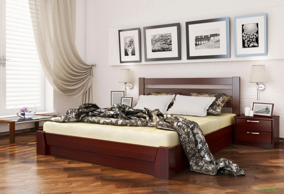 Фото 11 - Серия Тесса кровать Селена 140х200 подъемная (массив) Эстелла