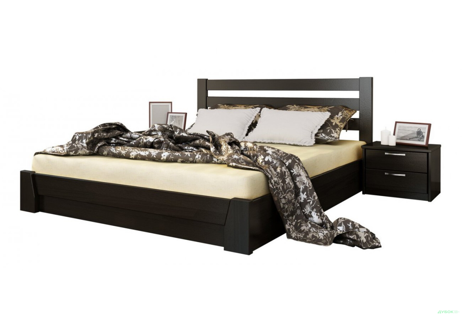 Фото 5 - Серія Тесса ліжко Селена 160х200 підйомне (масив) Естелла