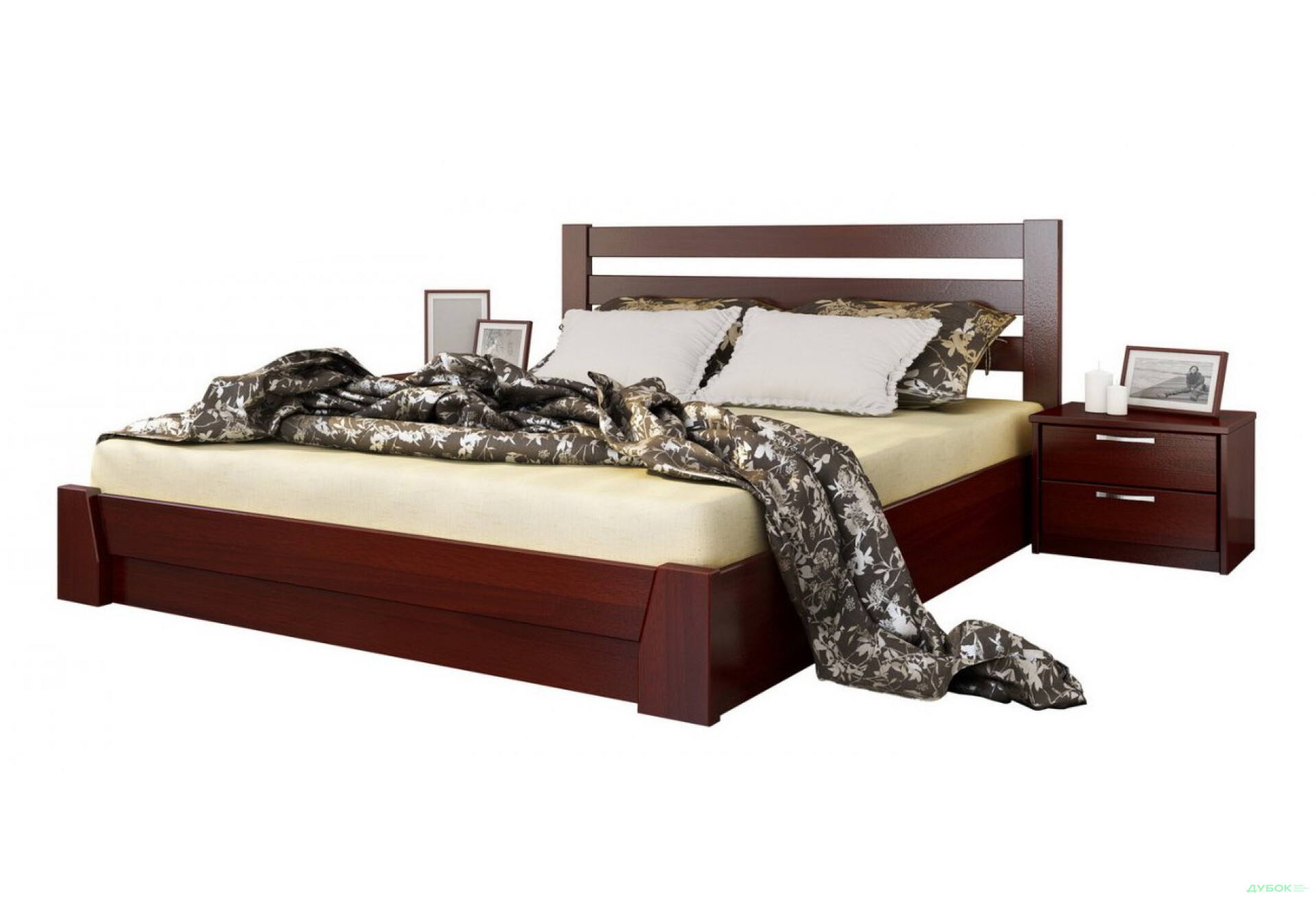 Фото 8 - Серія Тесса ліжко Селена 160х200 підйомне (масив) Естелла