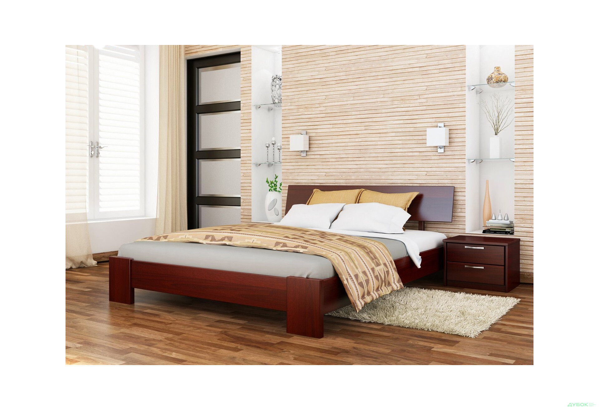 Зображення 13 - Серія Тесса ліжко Титан 180х200 (масив) Естелла