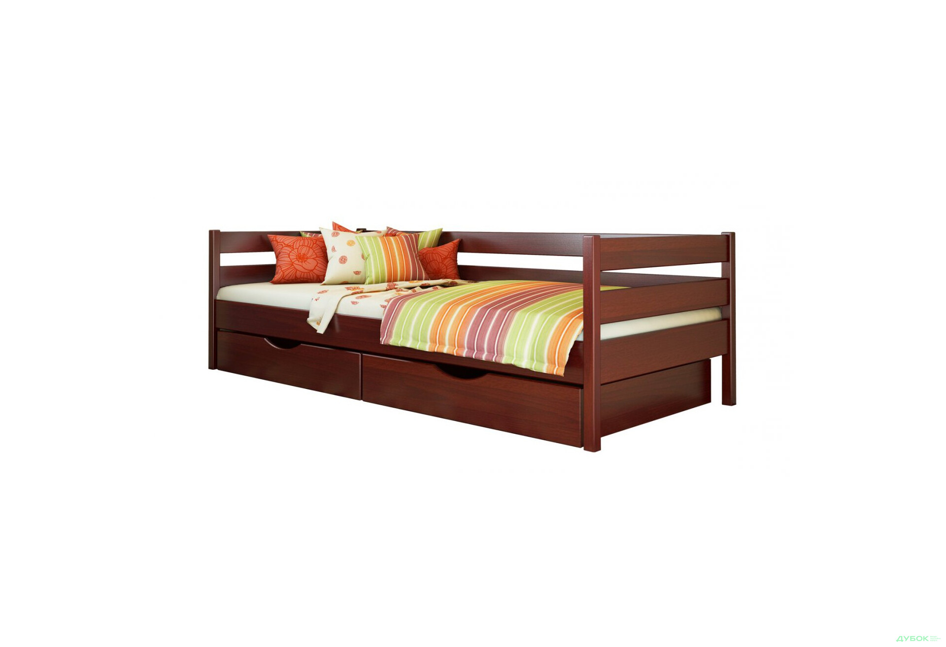 Серия Тесса кровать Нота 80х190 (массив) без ящиков Эстелла - Изображение 4 Изображение 4 - Серия Тесса кровать Нота 80х190 (массив) без ящиков Эстелла