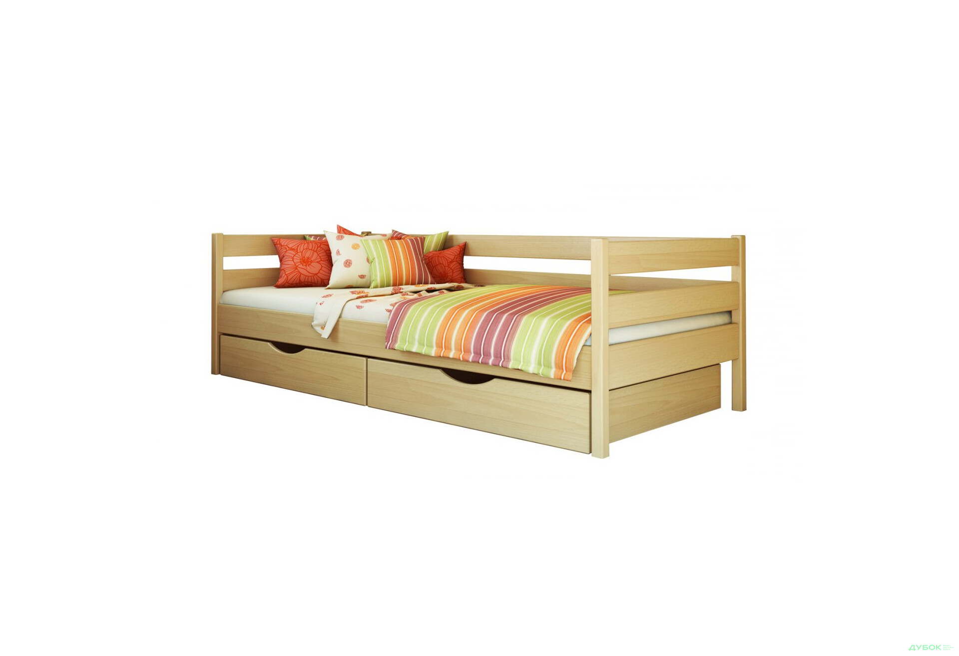 Серия Тесса кровать Нота 80х190 (массив) без ящиков Эстелла - Изображение 5 Изображение 5 - Серия Тесса кровать Нота 80х190 (массив) без ящиков Эстелла