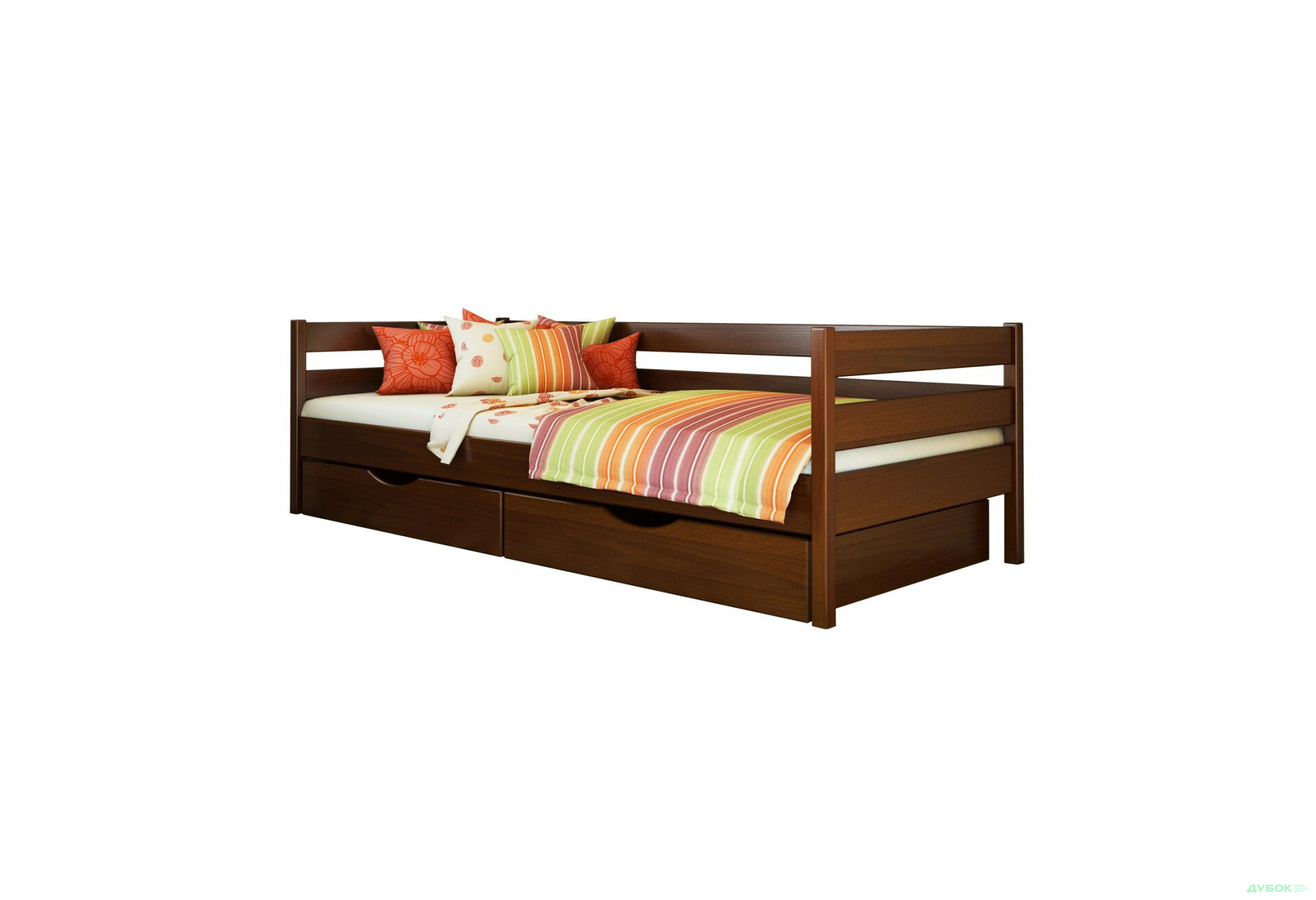 Серия Тесса кровать Нота 80х190 (массив) без ящиков Эстелла - Изображение 8 Изображение 8 - Серия Тесса кровать Нота 80х190 (массив) без ящиков Эстелла