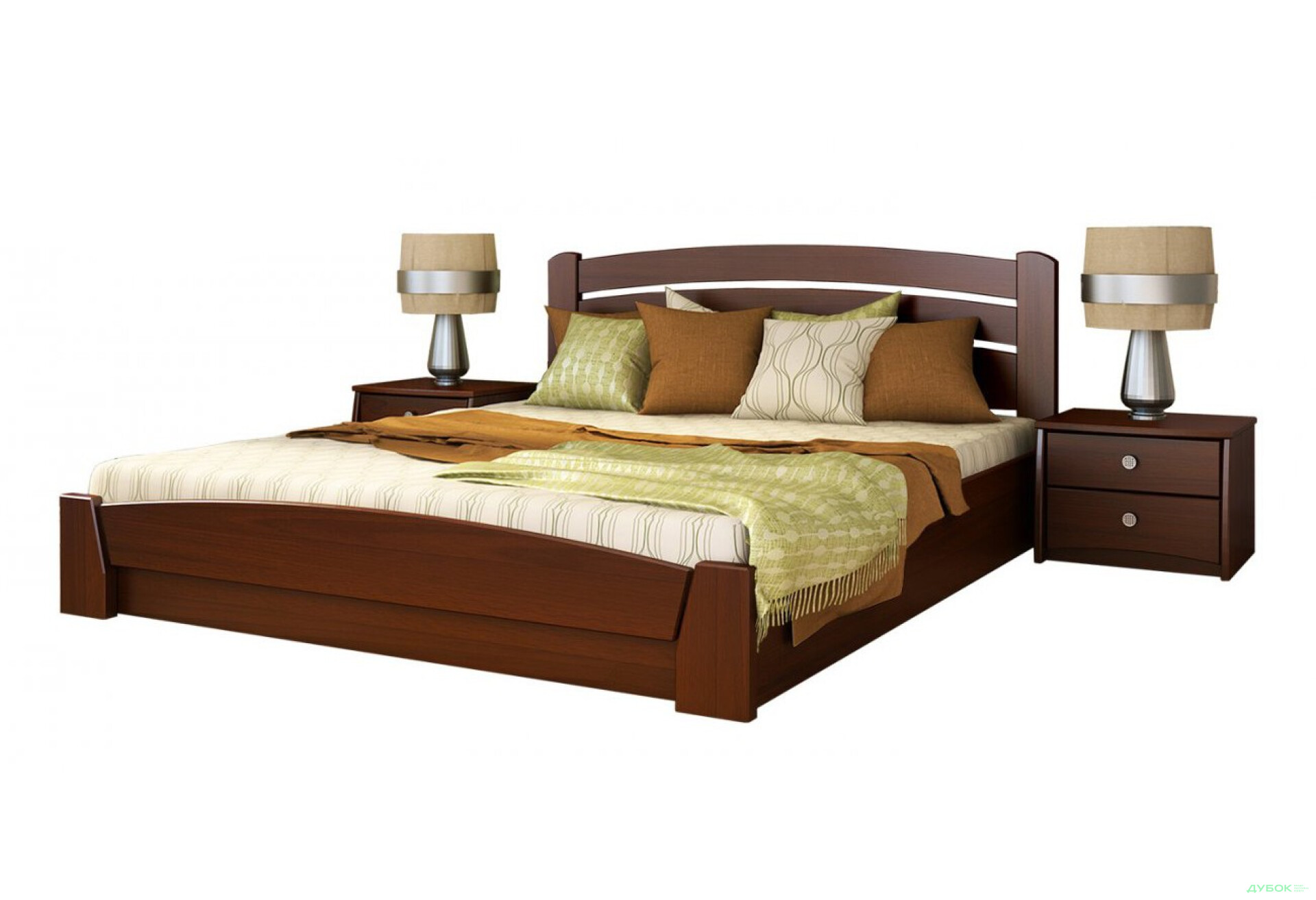 Фото 6 - Серія Вега ліжко Селена Аурі 120х200 підйомне (масив) Естелла