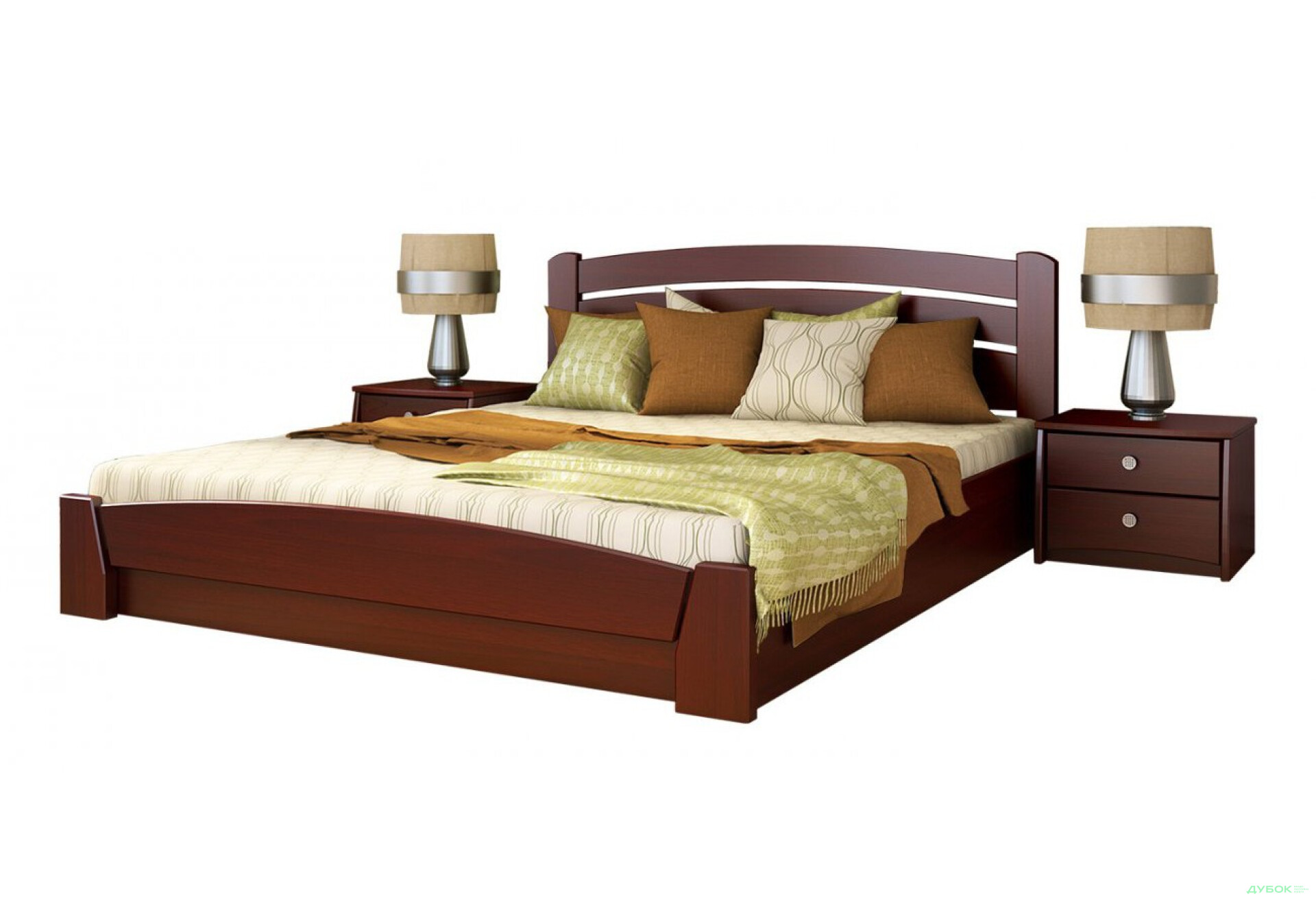 Фото 7 - Серія Вега ліжко Селена Аурі 120х200 підйомне (масив) Естелла