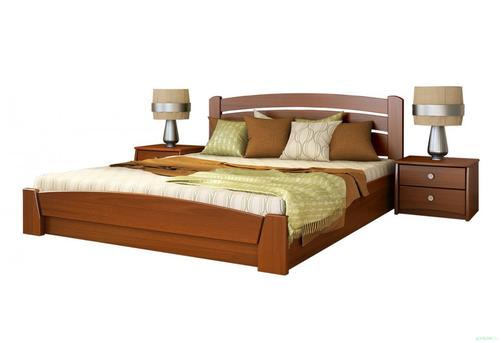 Фото 9 - Серія Вега ліжко Селена Аурі 120х200 підйомне (масив) Естелла