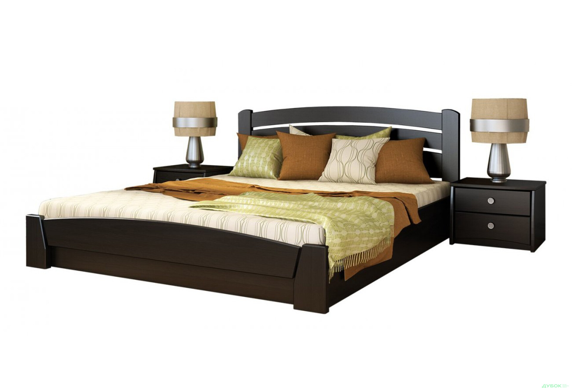 Фото 5 - Серія Вега ліжко Селена Аурі 180х200 підйомне (масив) Естелла