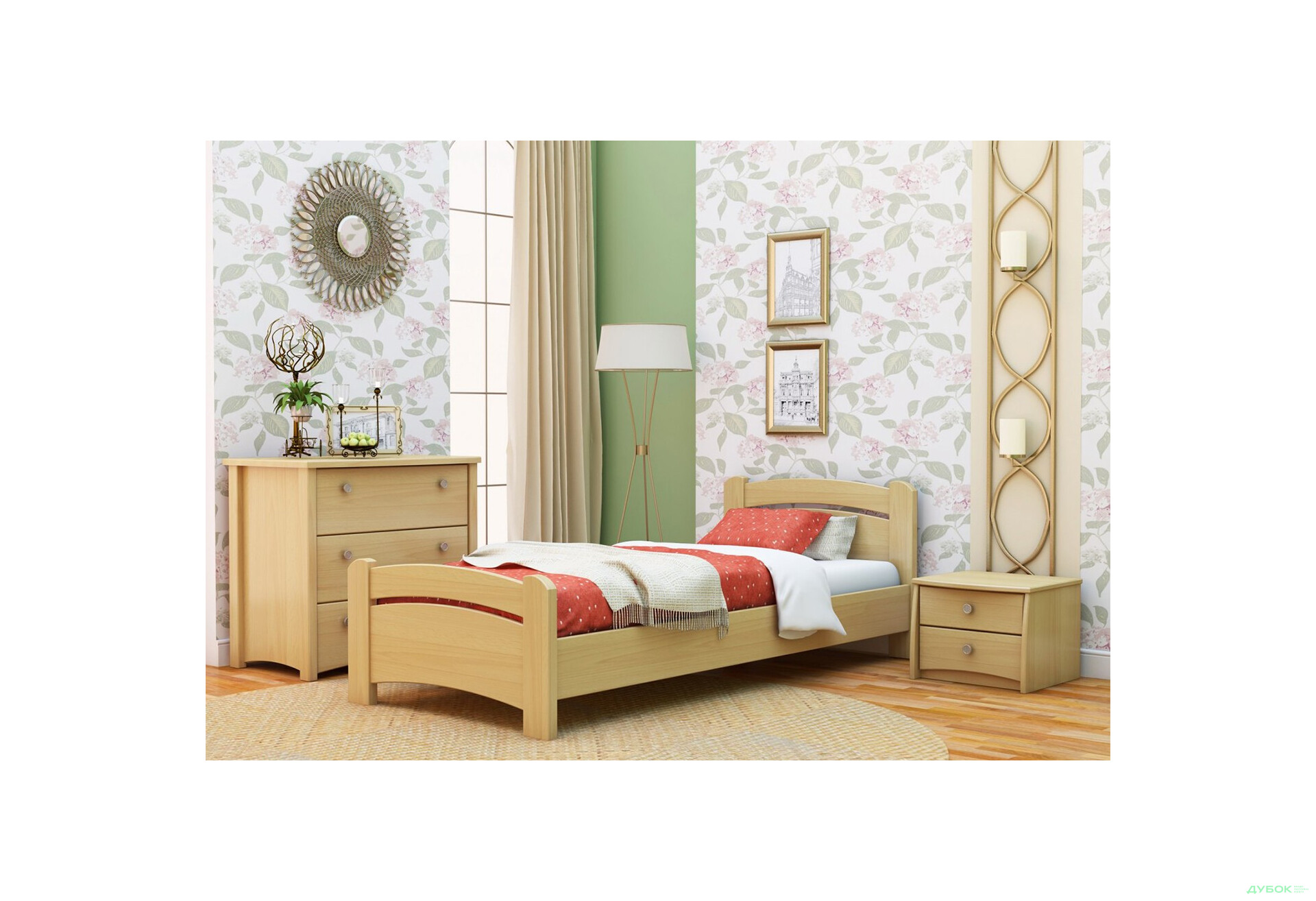 Изображение 14 - Серия Вега кровать Венеция 80х190 (массив) Эстелла