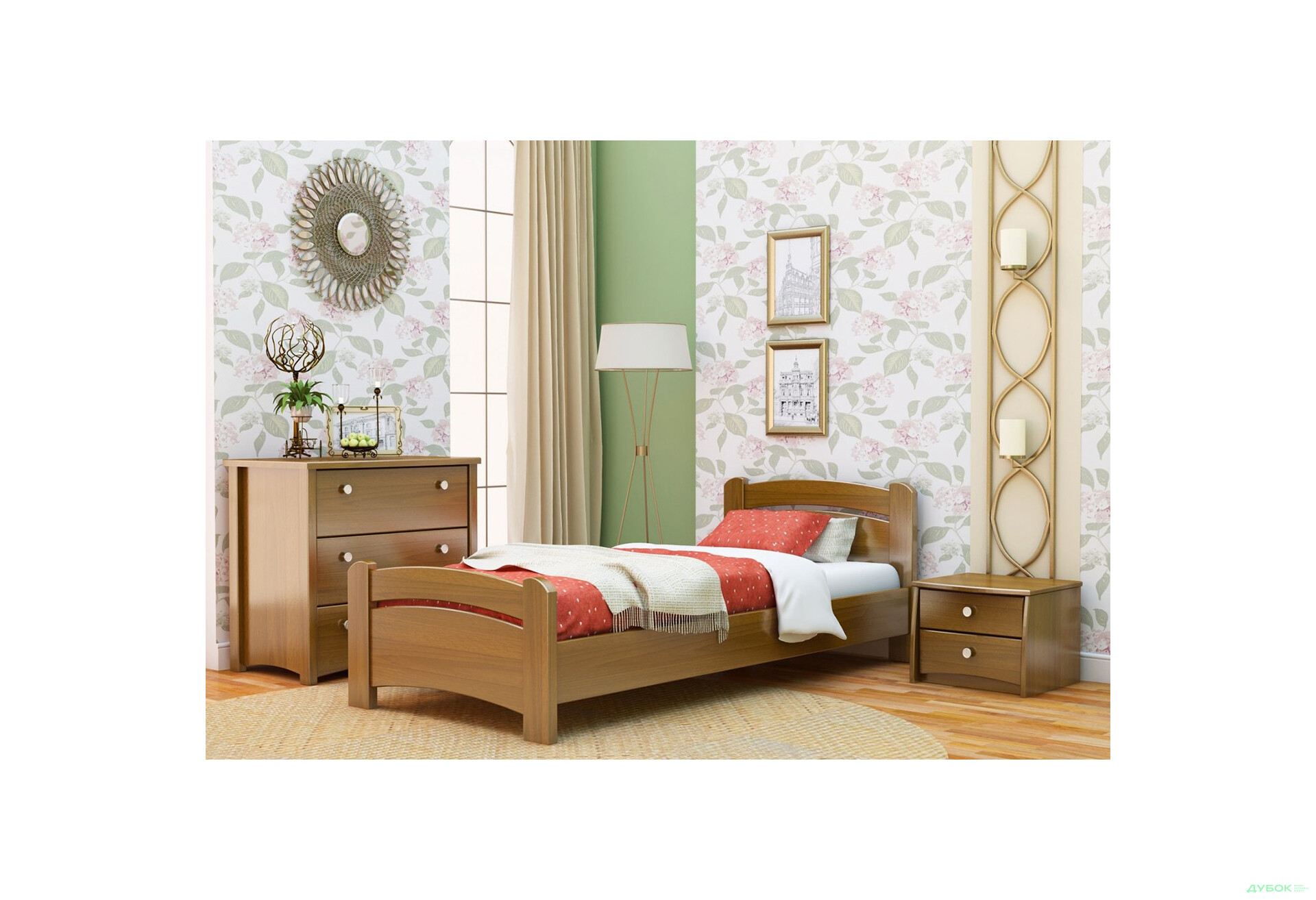 Изображение 10 - Серия Вега кровать Венеция 90х200 (массив) Эстелла