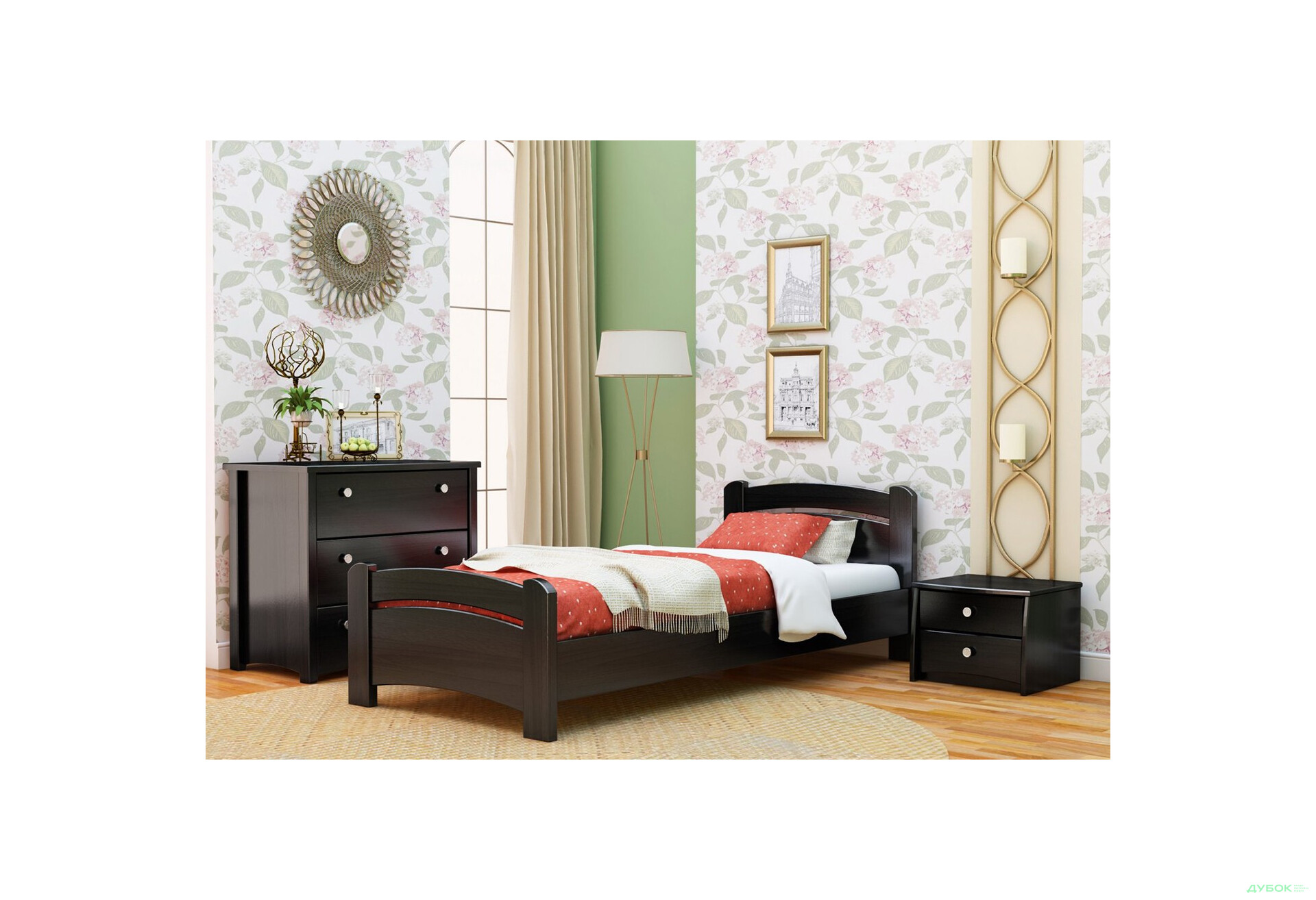 Изображение 12 - Серия Вега кровать Венеция 90х200 (массив) Эстелла